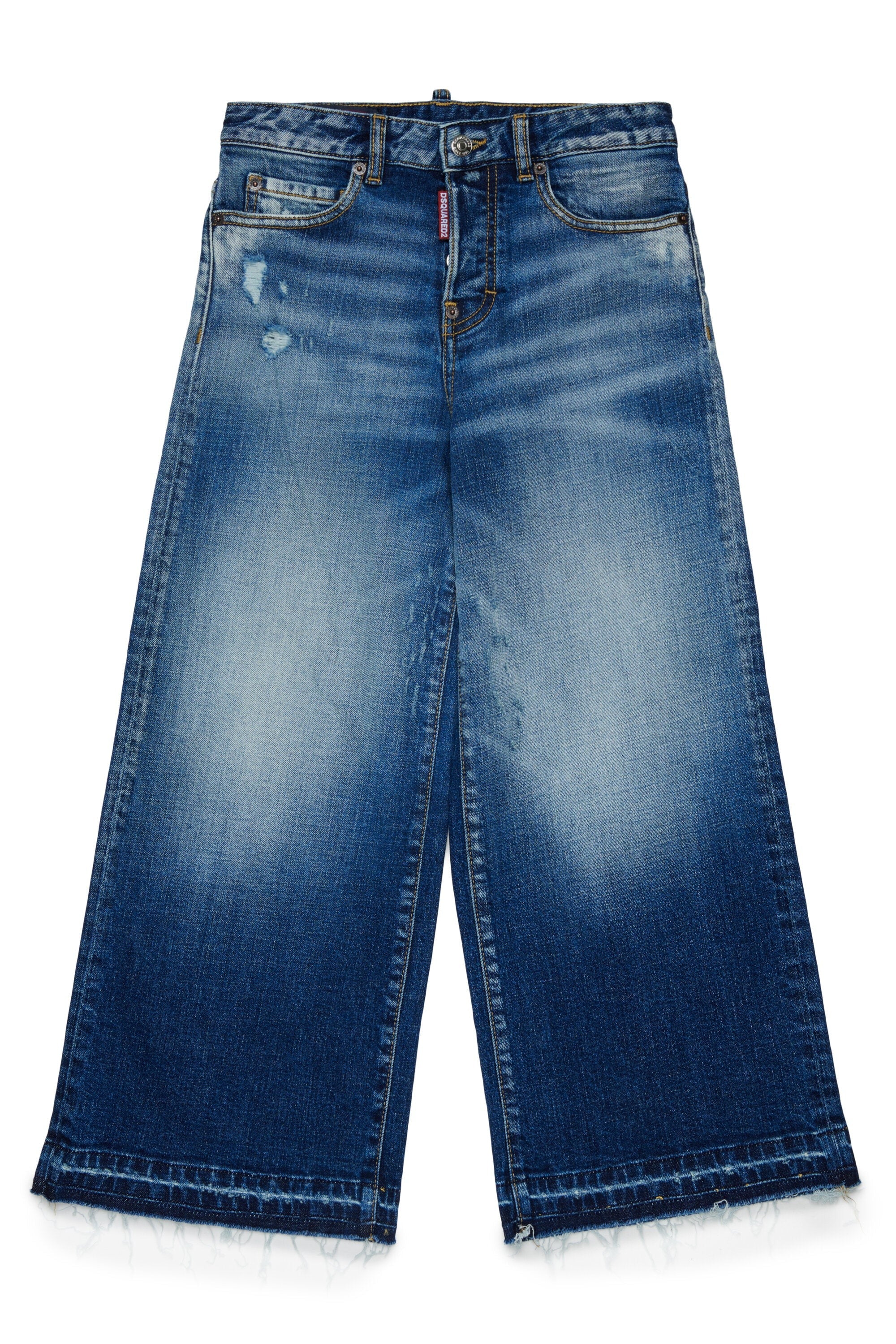 Jeans dalla vestibilità comoda, lavaggio blu medio - larghi DQ3577-D0AHR DQ01 DSQUARED KID 