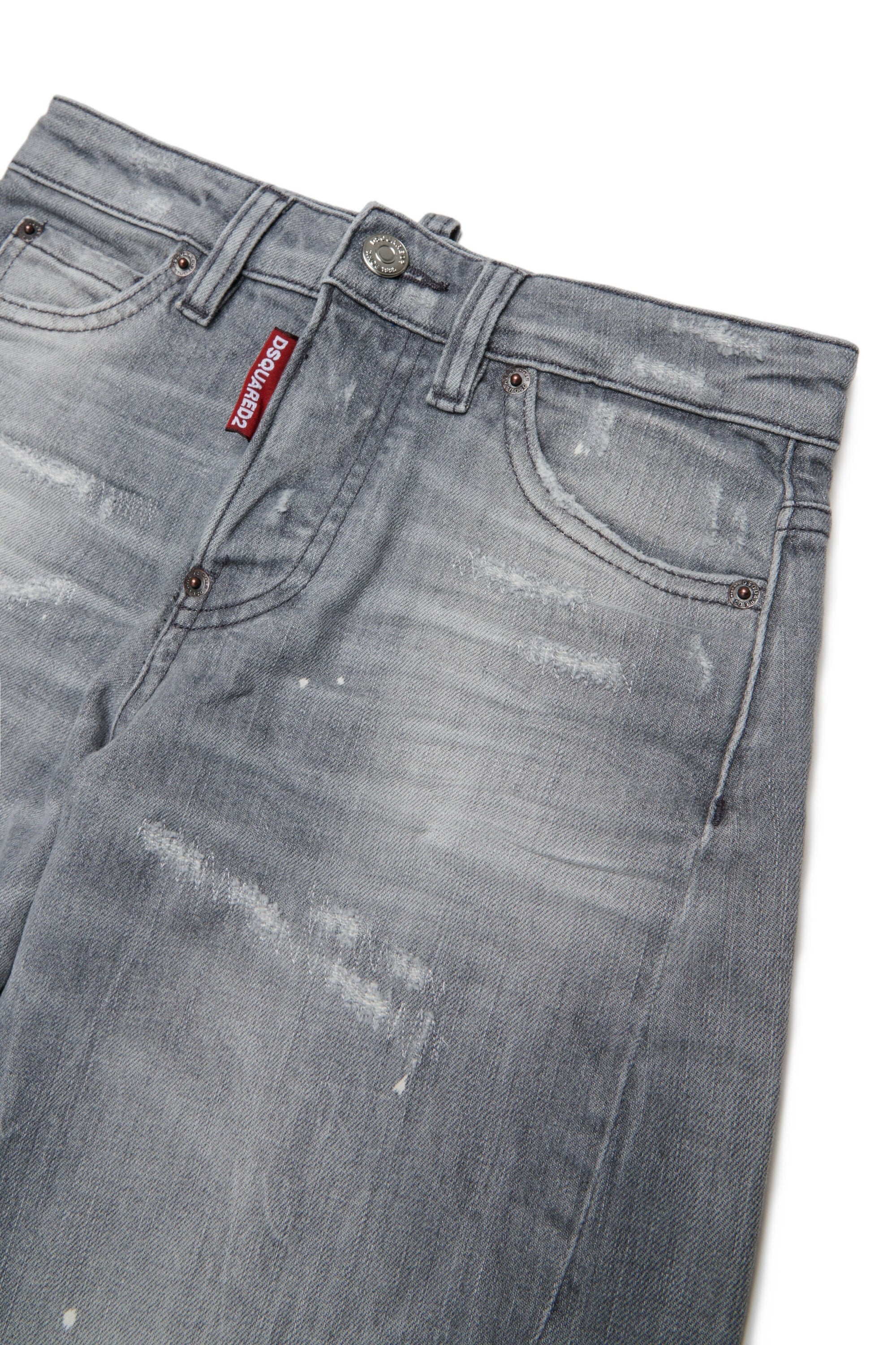 Jeans grigi a vestibilità comoda - Loose Twist grigi DQ3583-D0AI2 DQ03 DSQUARED KID 