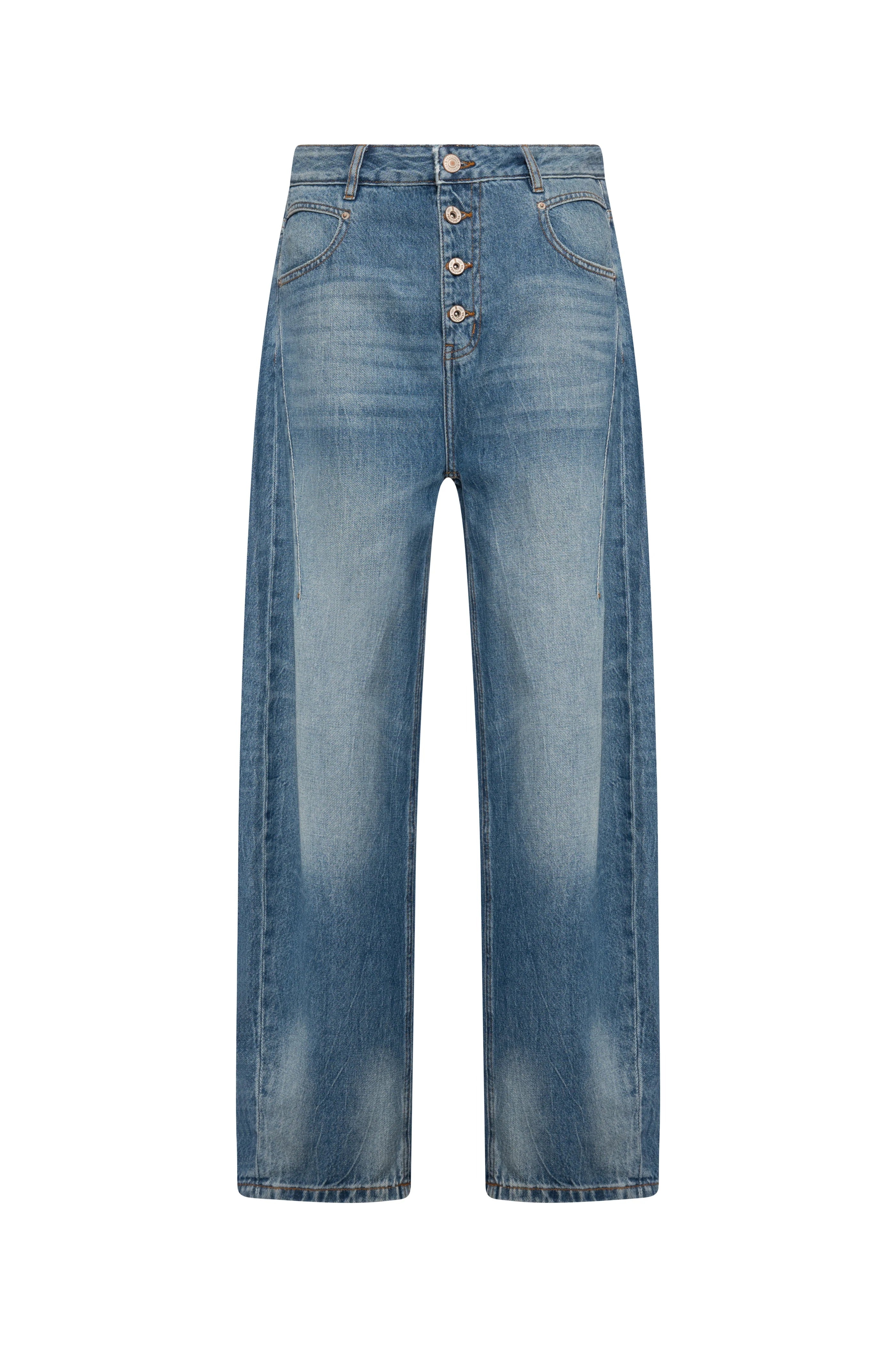 Fracomina Jeans carrot in denim con lavaggio medio FP26WVD013D46102 A99 FRACOMINA 