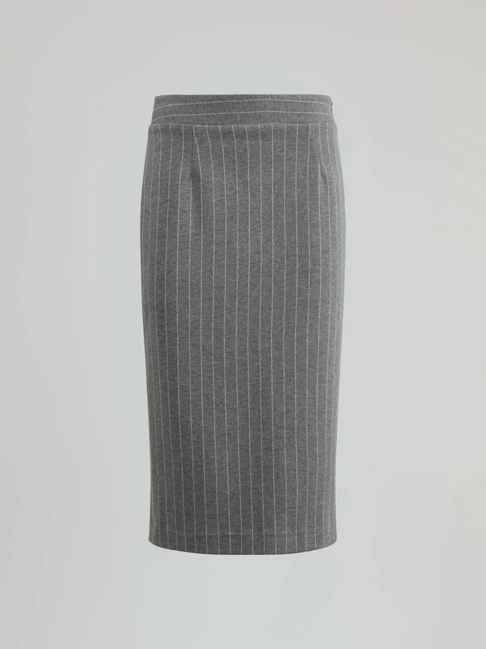 Gaelle Gonna a tubo con zip e spacco grigia GAABW11121-TPV0001 GR00 GAELLE 