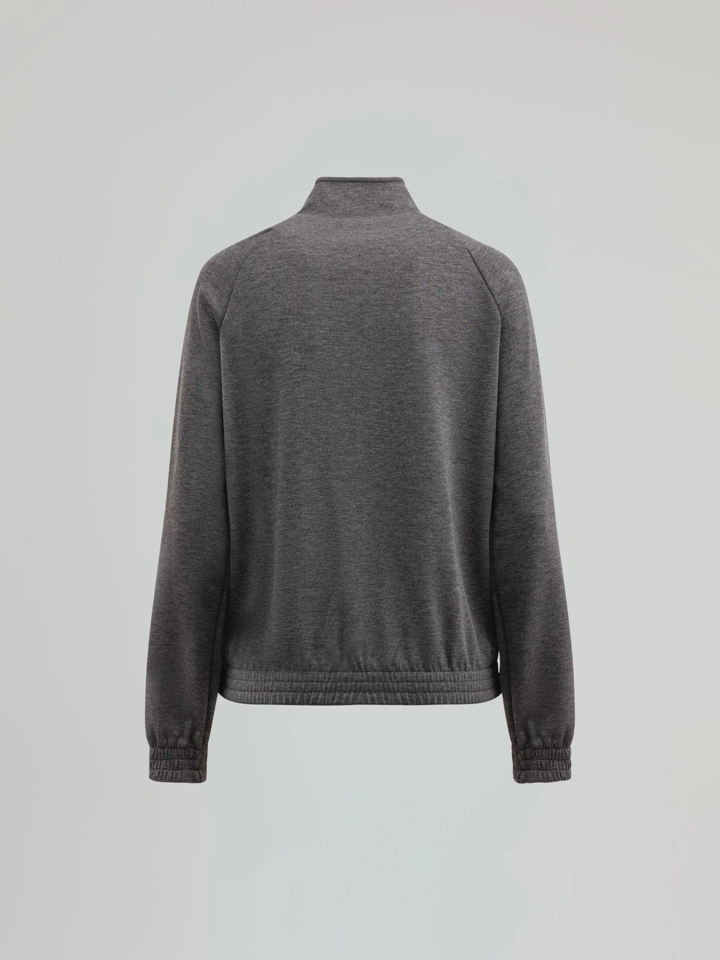 Gaelle Felpa zippata con piping gioiello grigia GAABW11178-TPV0008 GR00 GAELLE 