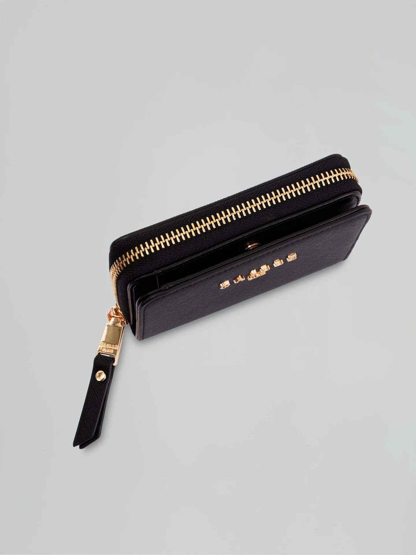 Gaelle Mini ziparound essential saffianonero GAACW03310-XPU0004 NE01 GAELLE 