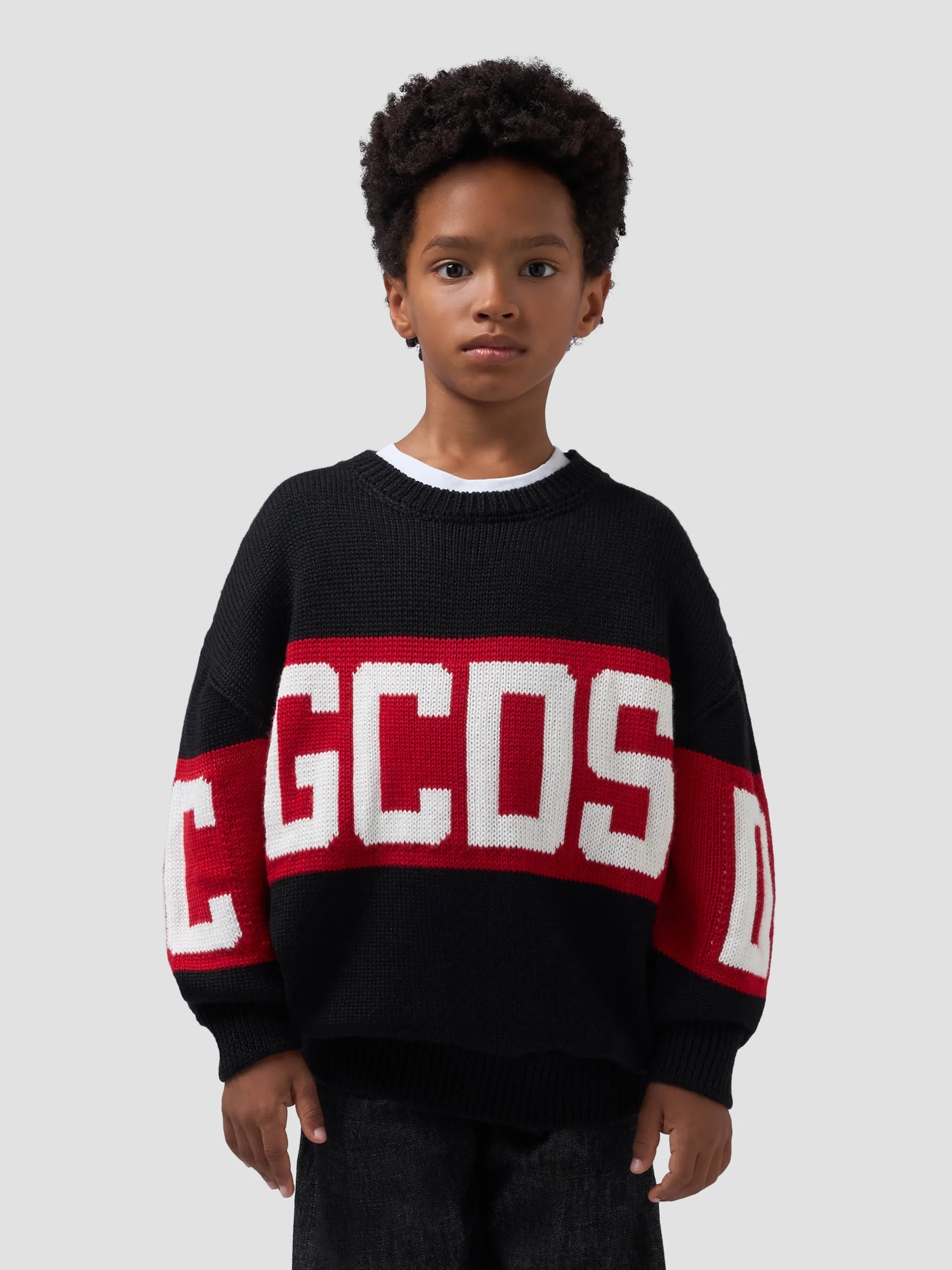 Maglione Girocollo in Maglia Z0UJQF621K347 999R GCDS 