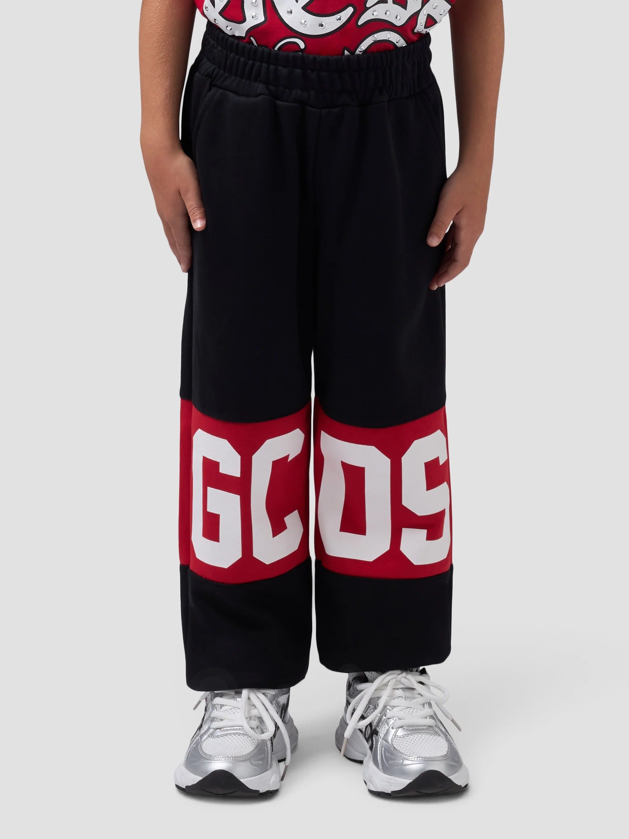 Pantaloni con Band Logo Z0UJQI588F004 999R GCDS 