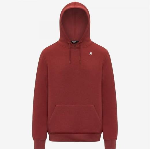 Felpa Bernie Spacer Red dk chili K2141EW XKQ K-WAY 