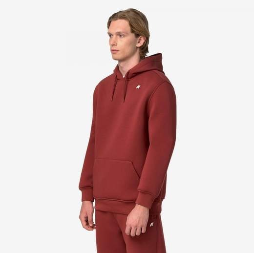Felpa Bernie Spacer Red dk chili K2141EW XKQ K-WAY 