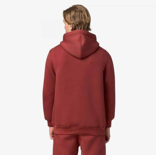 Felpa Bernie Spacer Red dk chili K2141EW XKQ K-WAY 