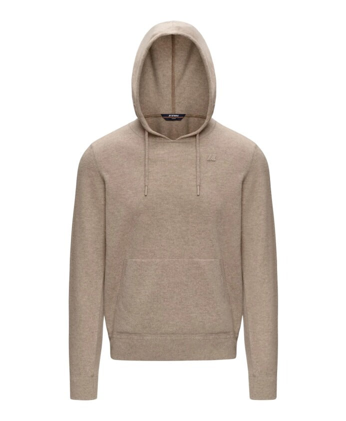 K-Way Maglioncino con cappuccio Arzel Fleece Stitch K2145SW 653 Beige Plaza K2145SW 653 K-WAY 