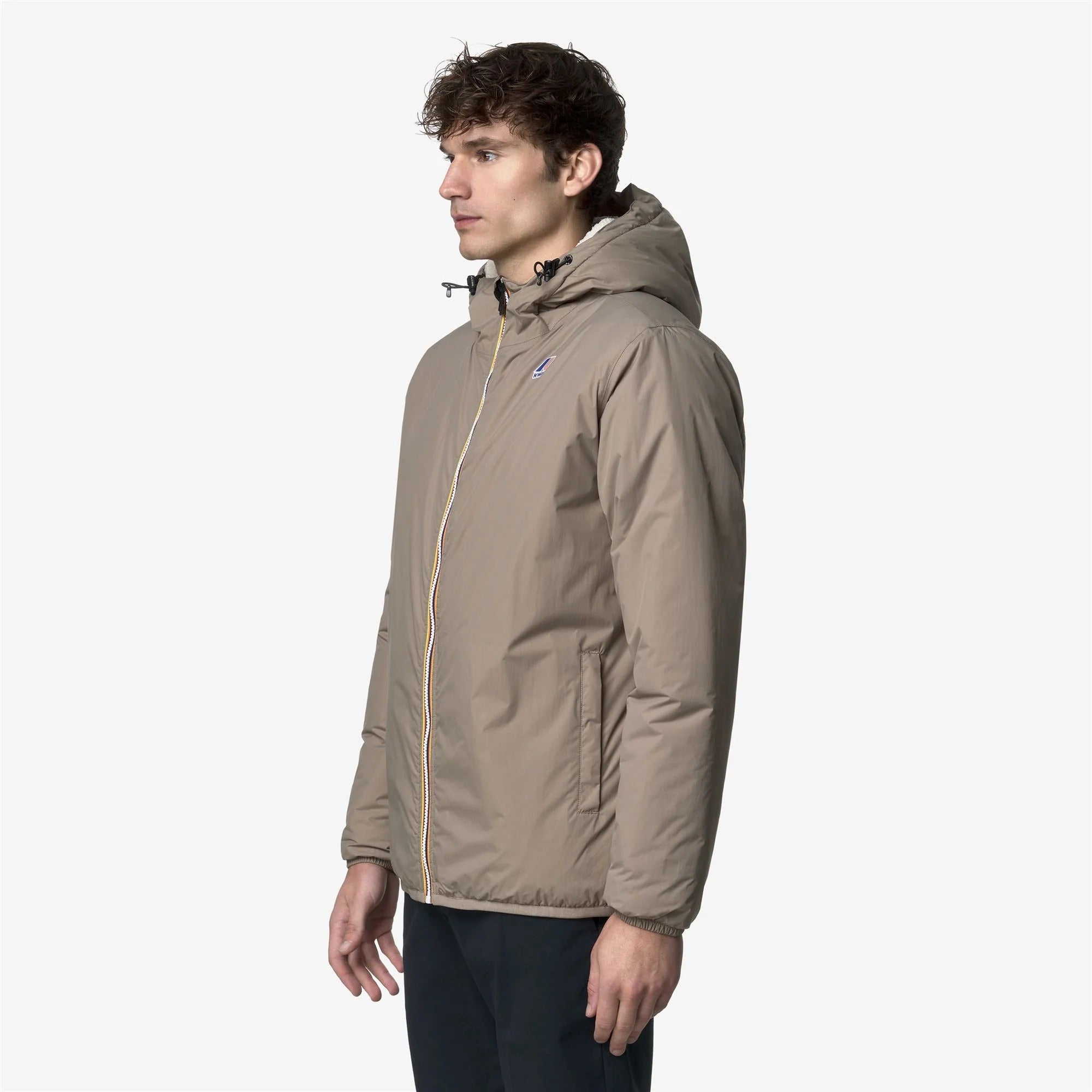 Giacca Le Vrai 4.0 Claude Orsetto Beige taupe K21515W WG9 K-WAY 