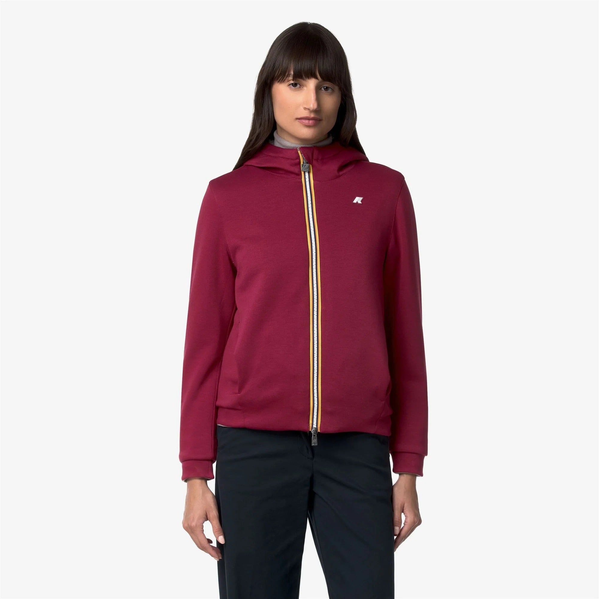Felpa Deva Light Spacer Fur Double Red Dk K31452W D0Z K-WAY 