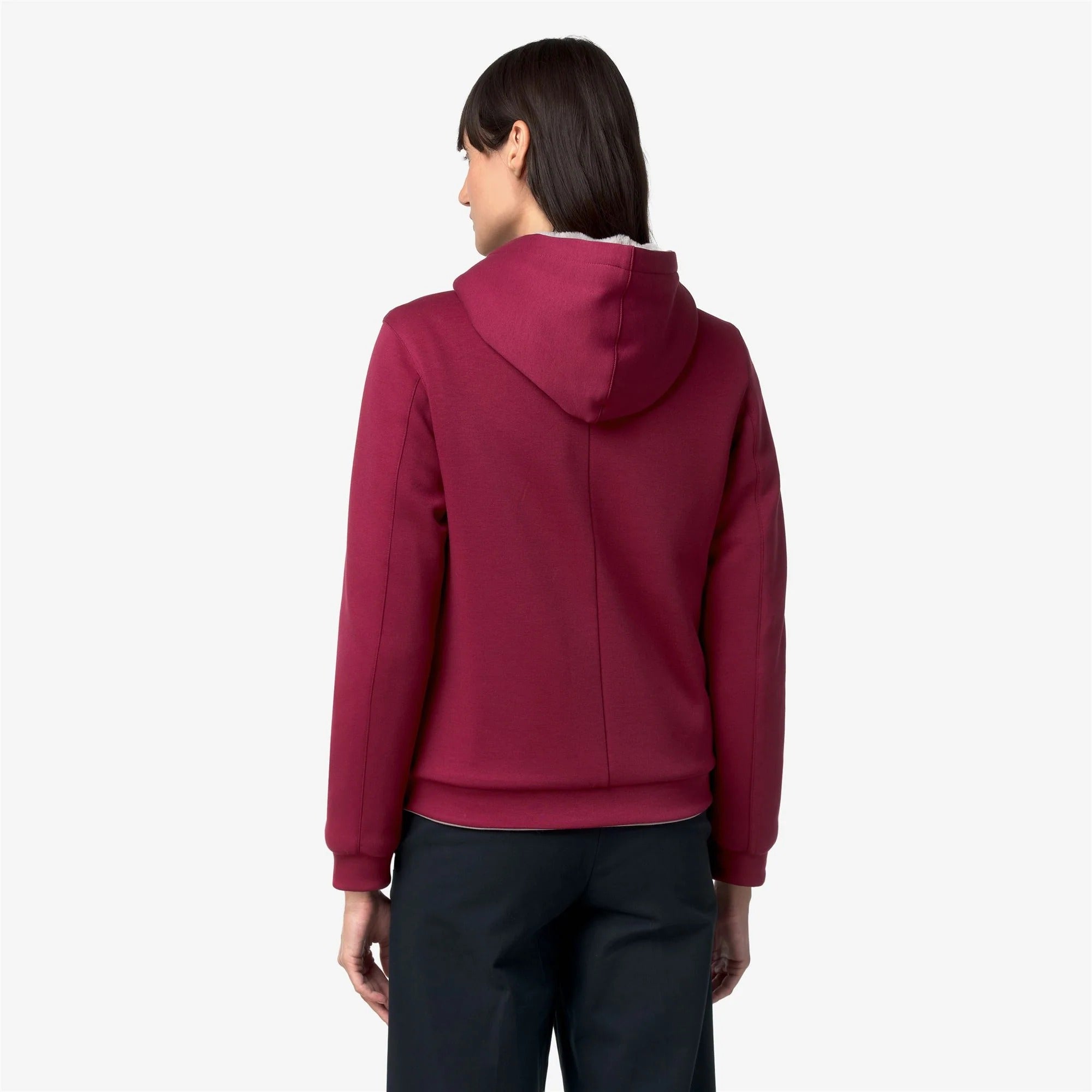 Felpa Deva Light Spacer Fur Double Red Dk K31452W D0Z K-WAY 