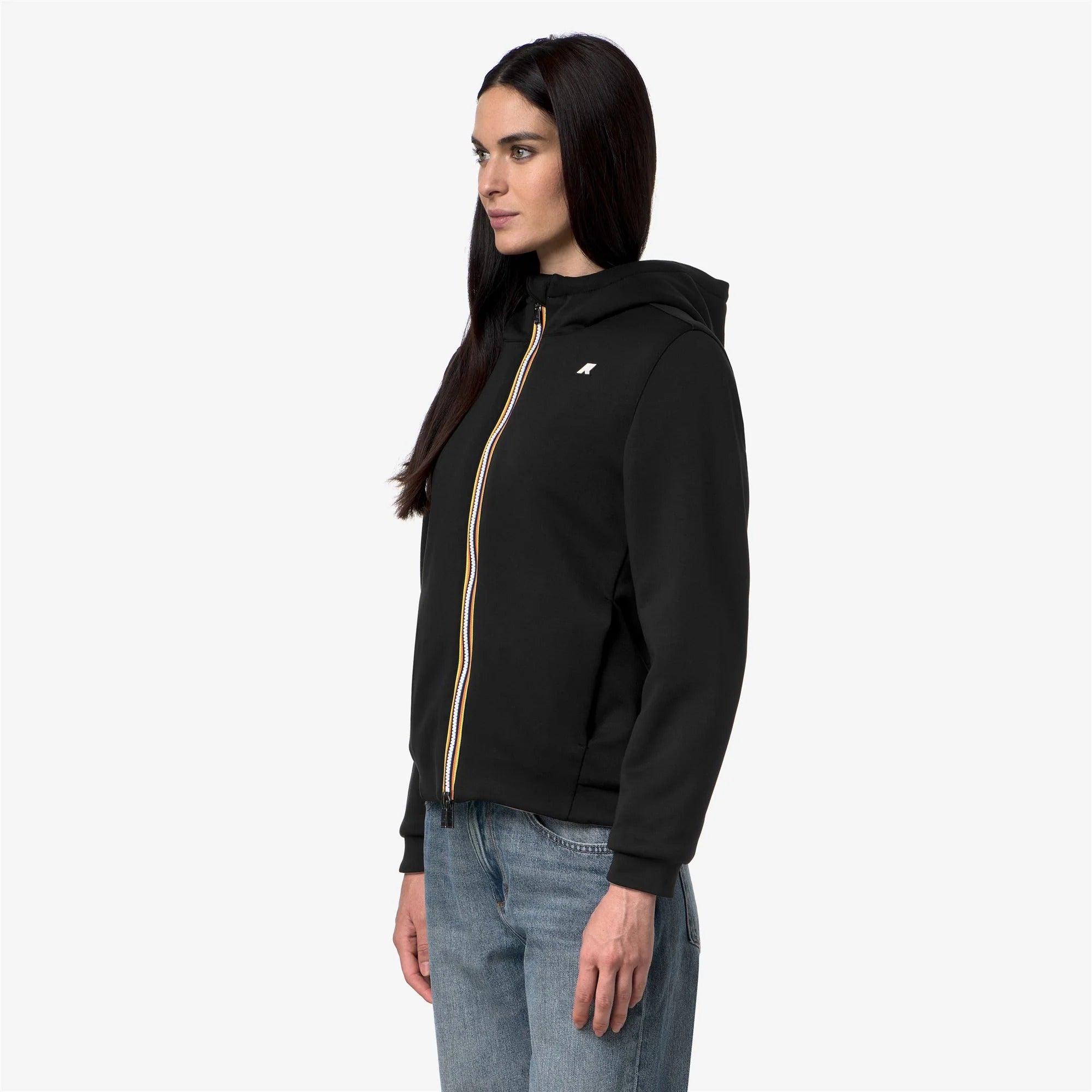 Felpa Deva Light Spacer Fur Double Black Pure K31452W DBT K-WAY 