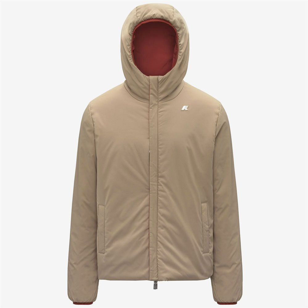 Giacca Jack St Warm Double Red dk chili-beige khaki K6128VW D04 K-WAY 