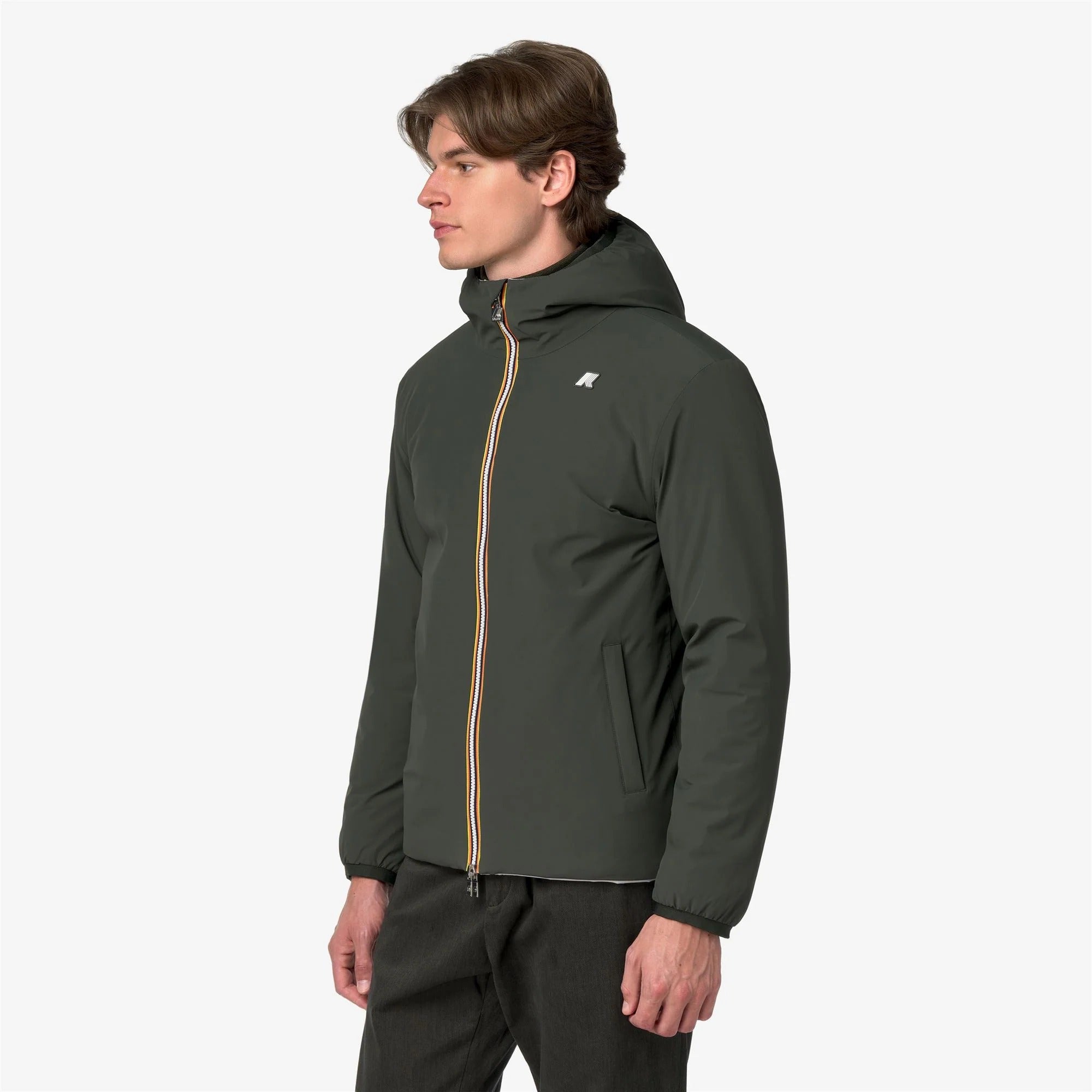 Giacca Jack St Warm Double Green blackish-grey ash K6128VW DD5 K-WAY 