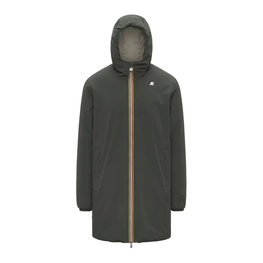 Giacca Jacob St Warm Double Green blackish-grey ash K6128WW DD5 K-WAY 