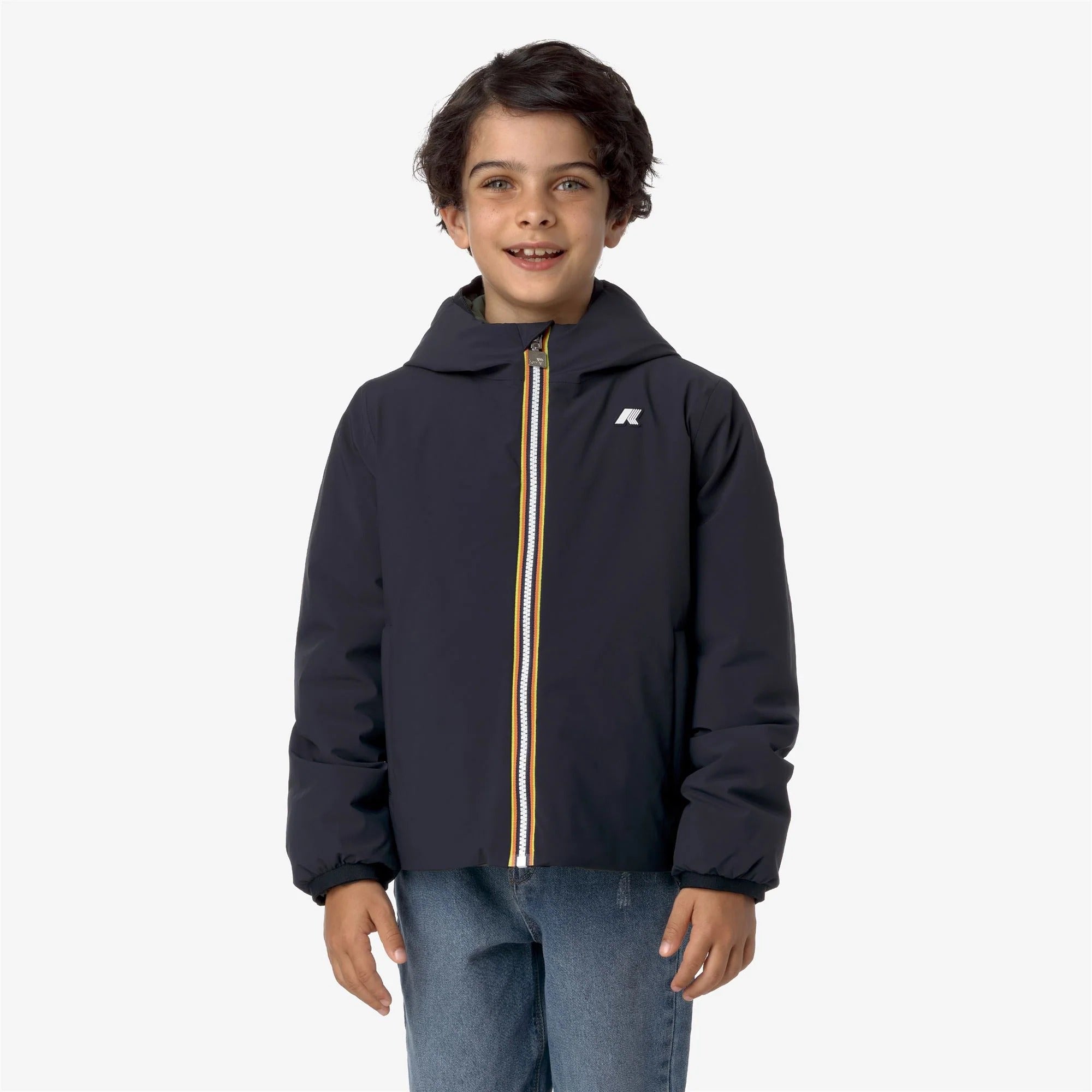 Giacca P. Jack St Warm Double Blue depth-green blackish K71337W* AG5 K-WAY 