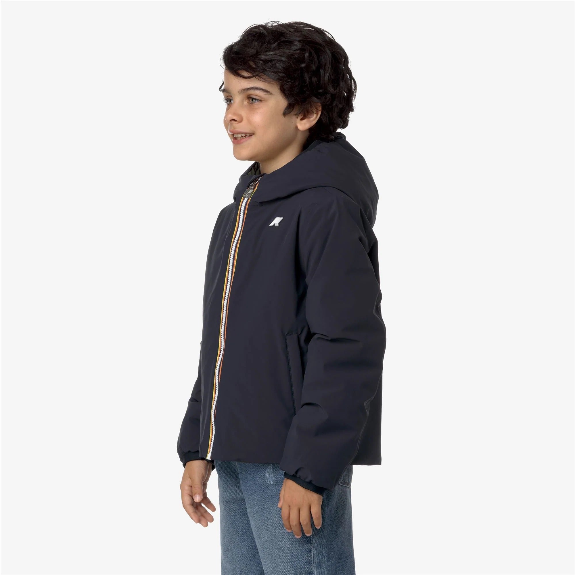 Giacca P. Jack St Warm Double Blue depth-green blackish K71337W* AG5 K-WAY 