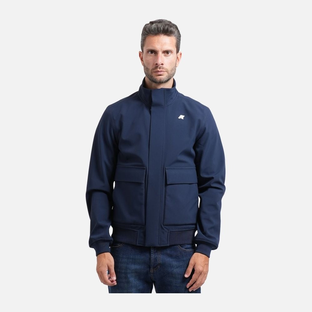 K-WAY giubbotto herve bonded blue depth K7134SW A2B K-WAY 