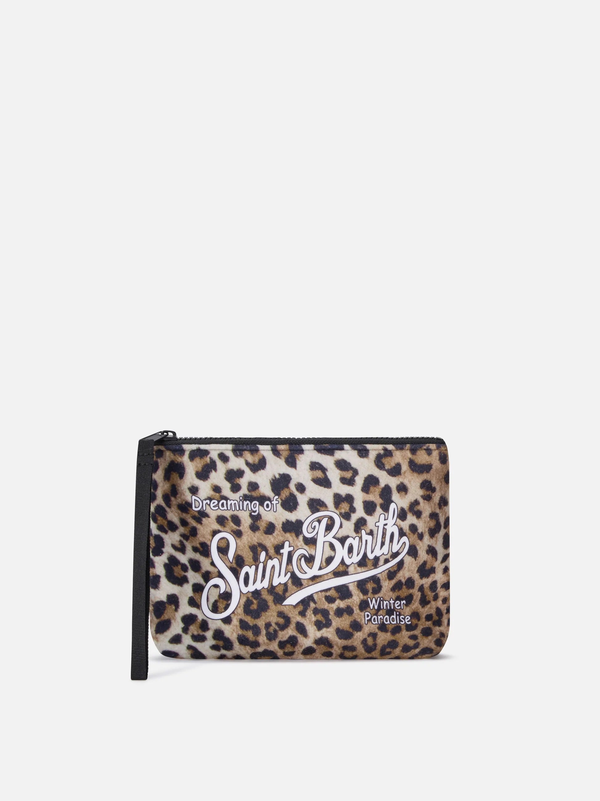 Pochette Aline con stampa leopardo ALI0002 02624M MC2 SAINT BARTH 