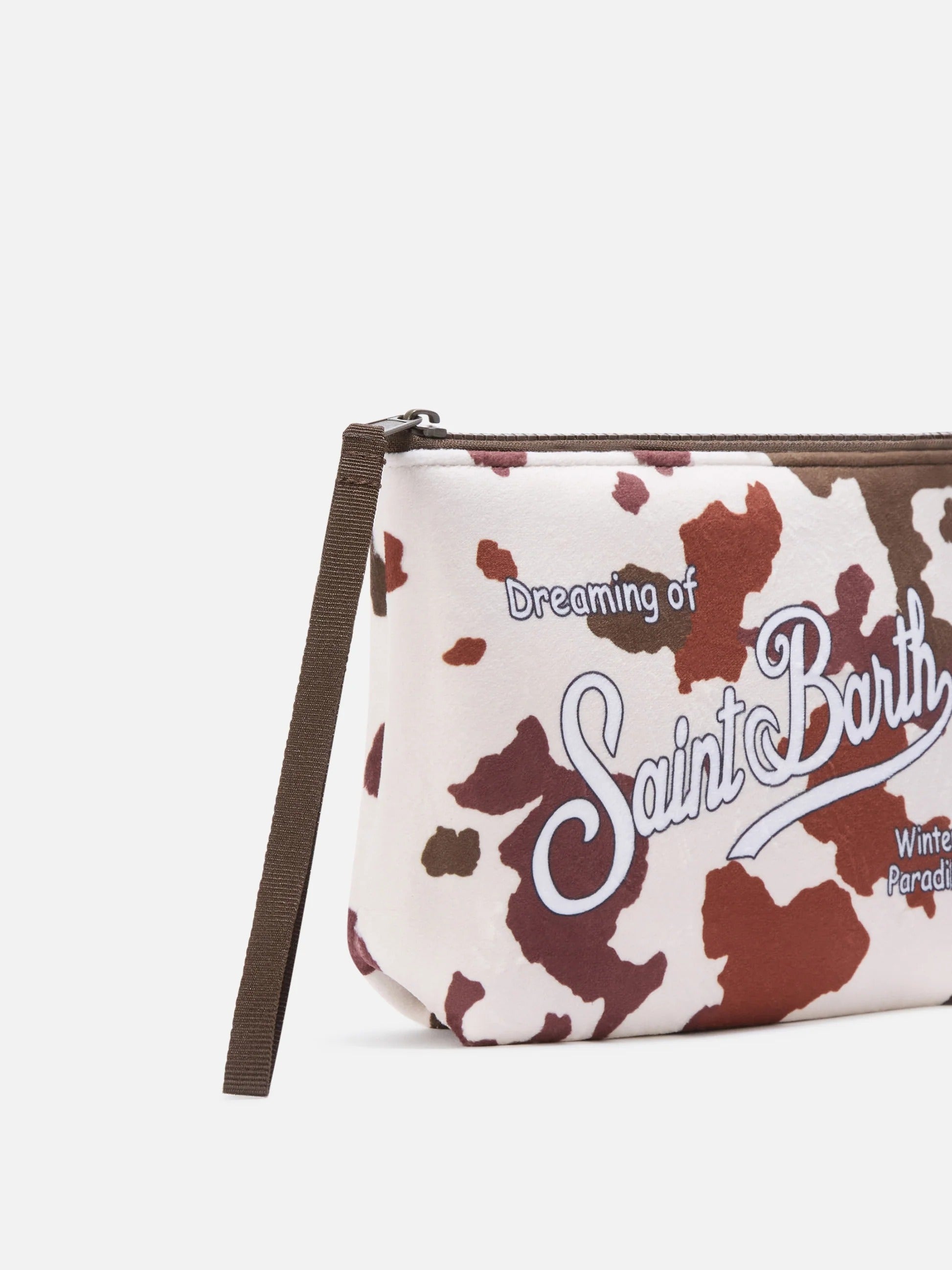 Pochette Aline con stampa mucca ALI0002 02630M MC2 SAINT BARTH 