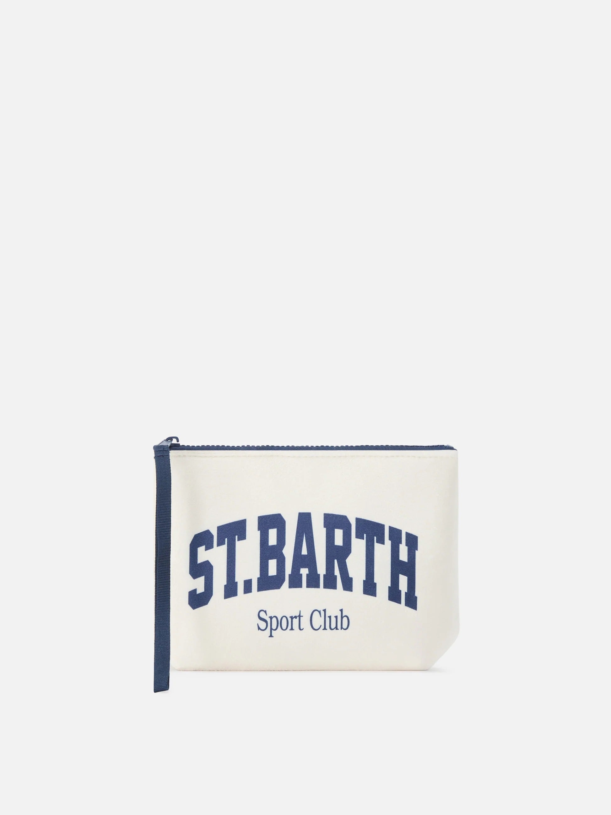 Pochette Aline beige con stampa St. Barth Sport Club ALI0002 02647M MC2 SAINT BARTH 