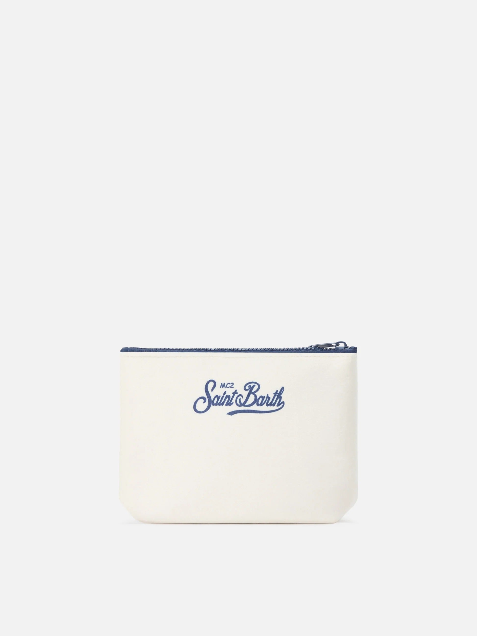 Pochette Aline beige con stampa St. Barth Sport Club ALI0002 02647M MC2 SAINT BARTH 