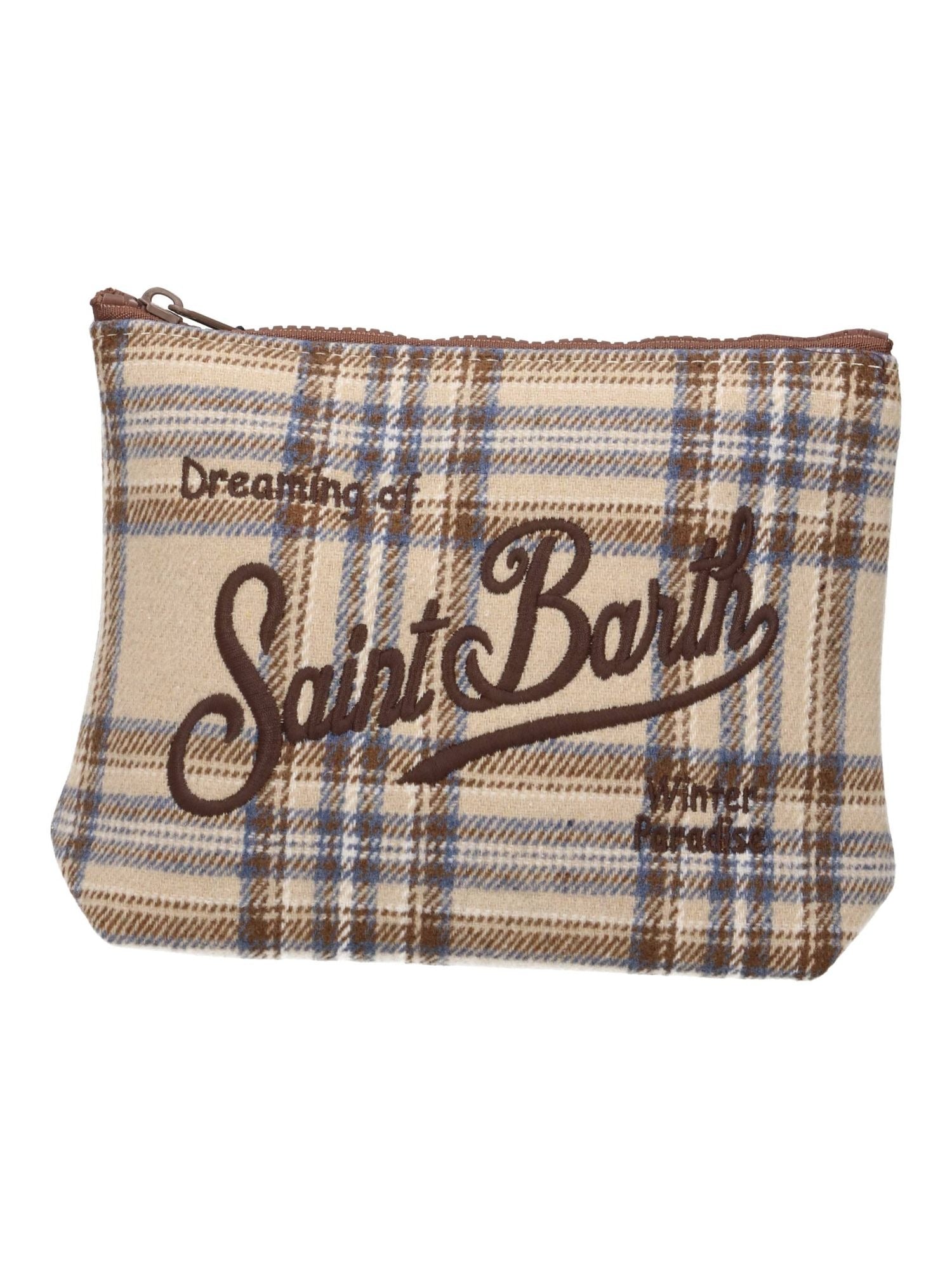 Pochette aline wool MC2 Saint Barth ALI0022 00580M  tartan 1219 emb. ALI0022 00580M MC2 SAINT BARTH 