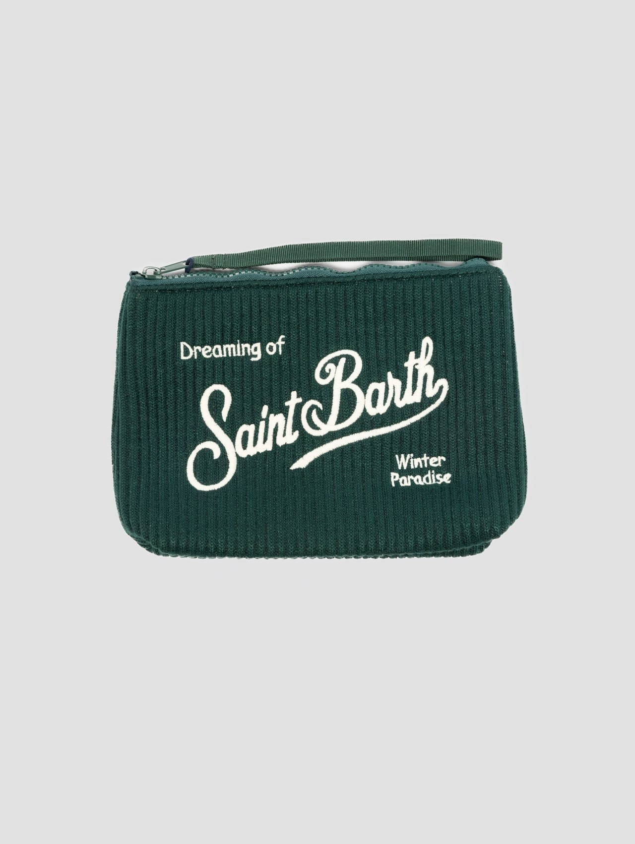 Pochette Aline Tricot Verde ALI0057 00314M MC2 SAINT BARTH 