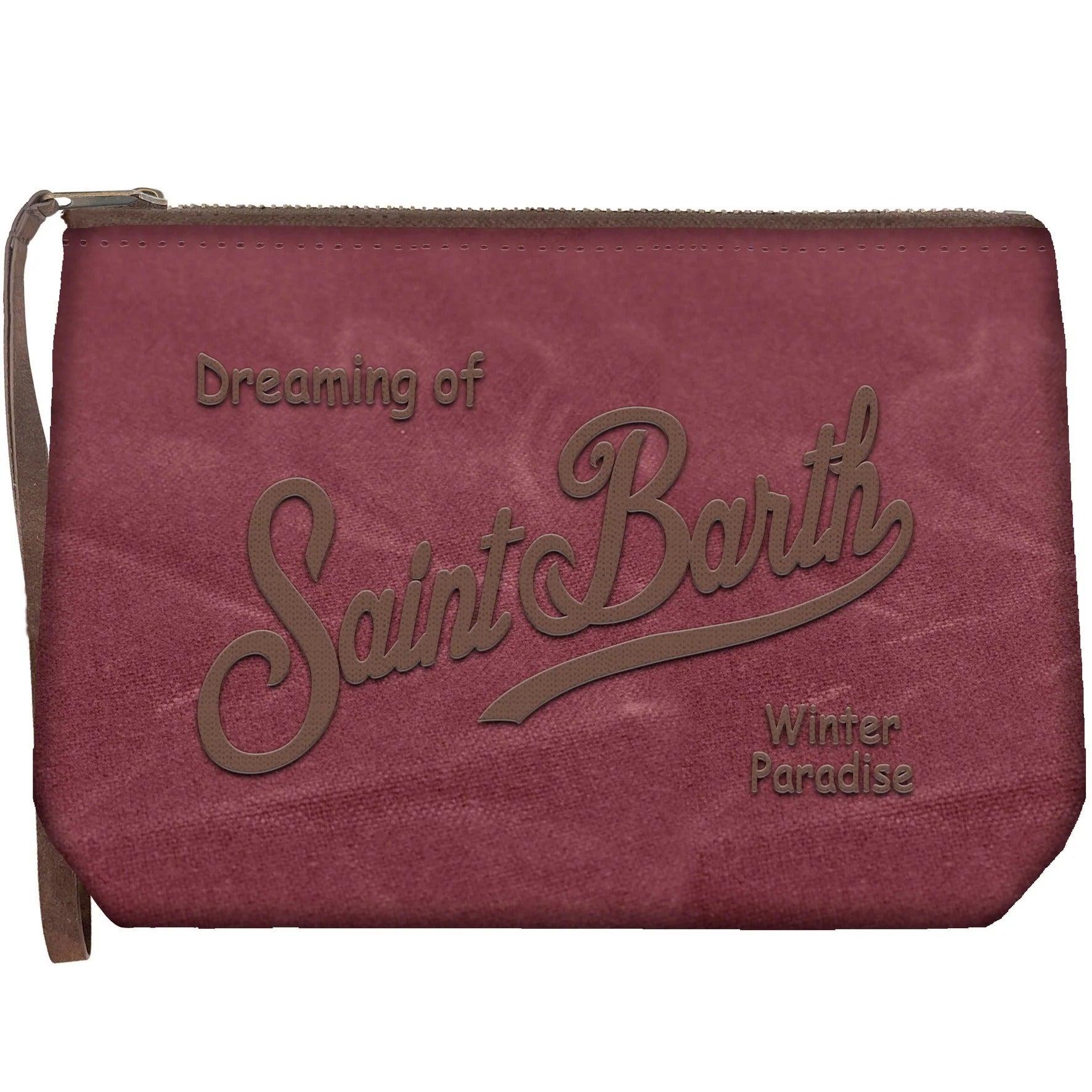Pochette Aline Wax dark bordeaux ALI0058 00410M MC2 SAINT BARTH 
