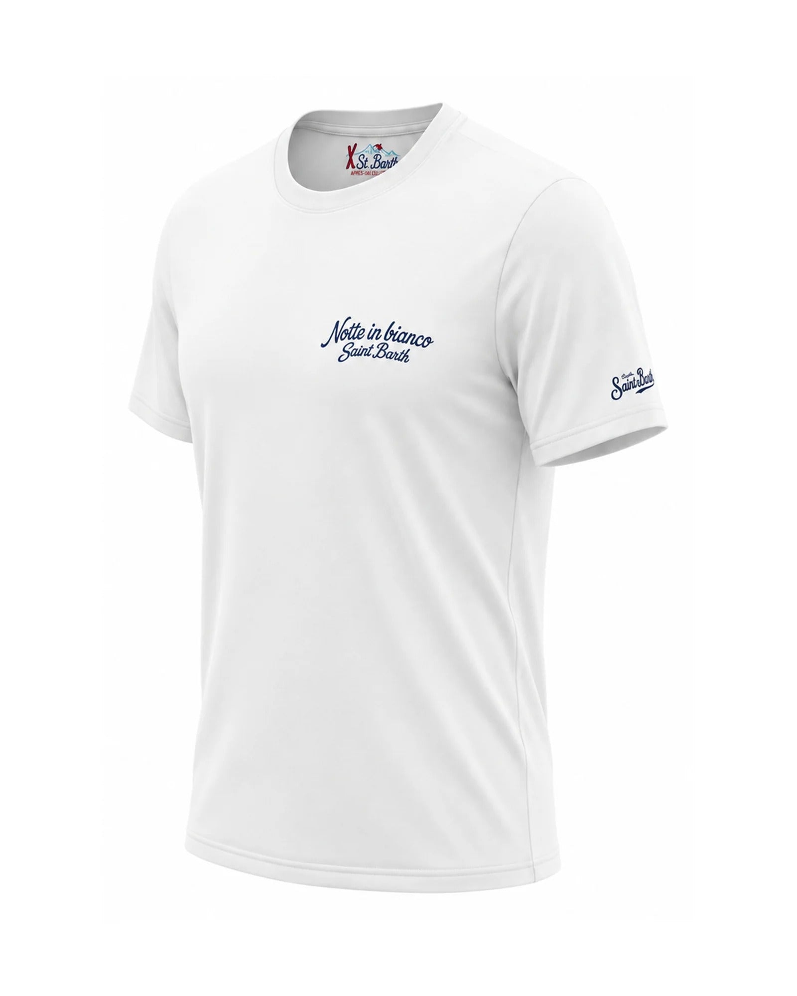 T-shirt Arnott Warm Notte in Bianco bianca ARN0004 02872M MC2 SAINT BARTH 