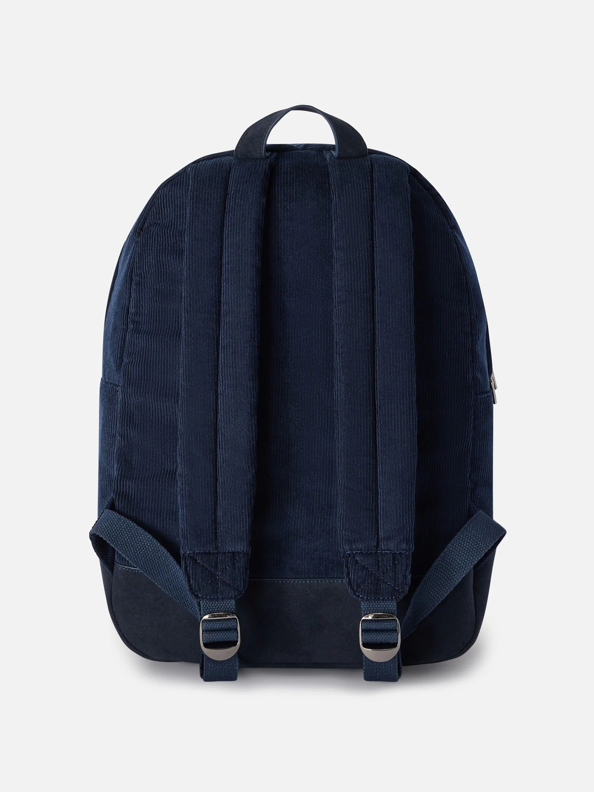 Zaino Cody blu navy in velluto a coste con ricamo logo COD0007 01329M MC2 SAINT BARTH 