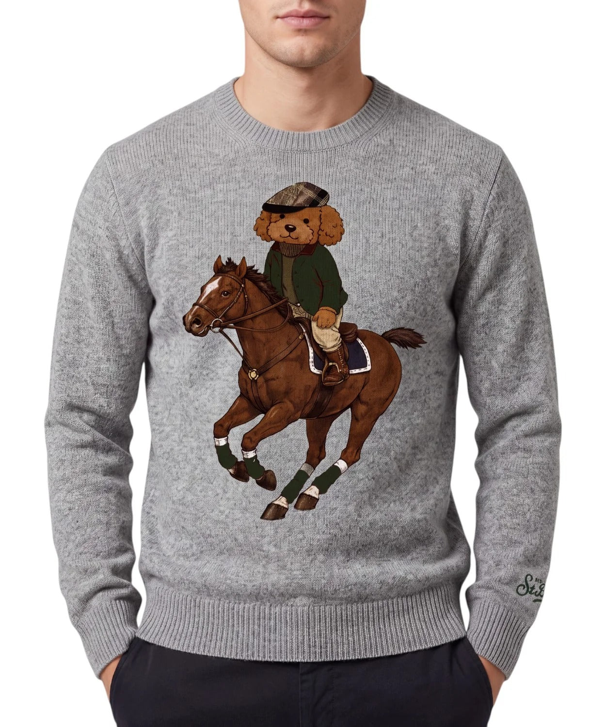 HER000101006M-Horse poodle 15m patch HER0001 01006M MC2 SAINT BARTH 