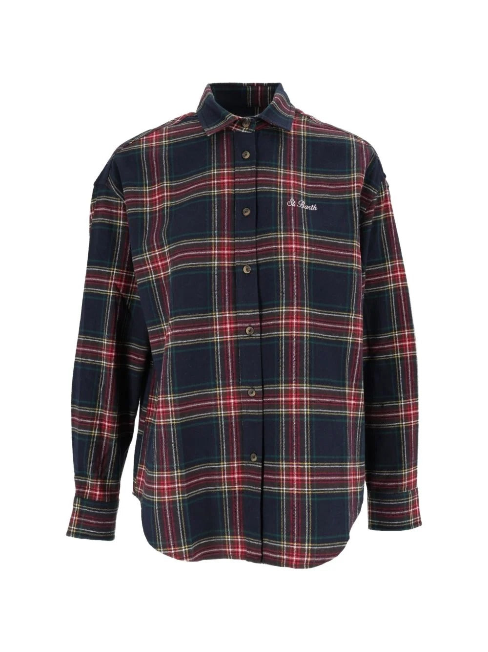 Camicia "Lully Flannel" Saint Barth blu "I need a Toy not a boy" LLU0001 00874M MC2 SAINT BARTH 