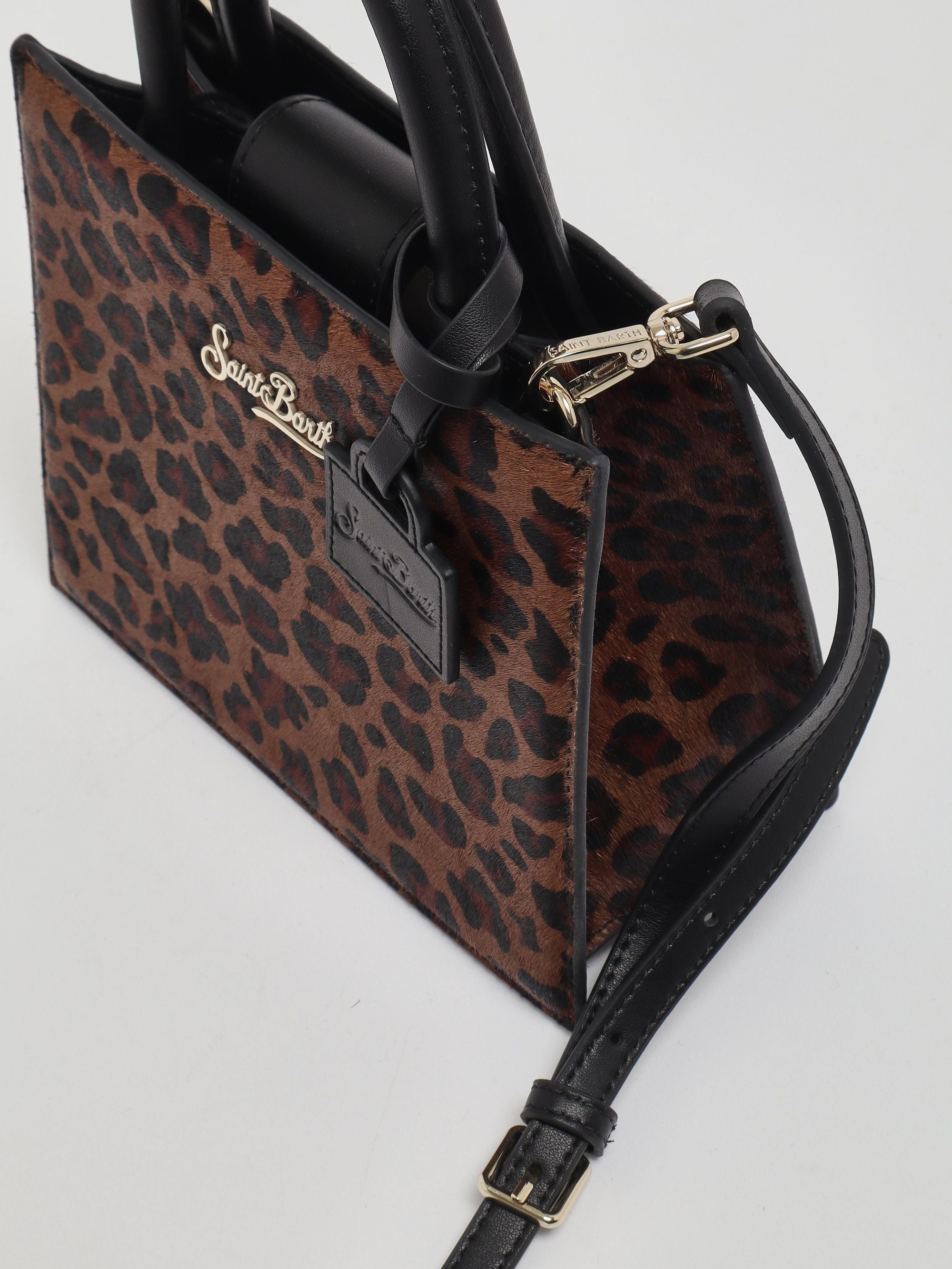 Borsa donna Shop Bag Mini in cavallino leopardata SHBM0002 00101M MC2 SAINT BARTH 