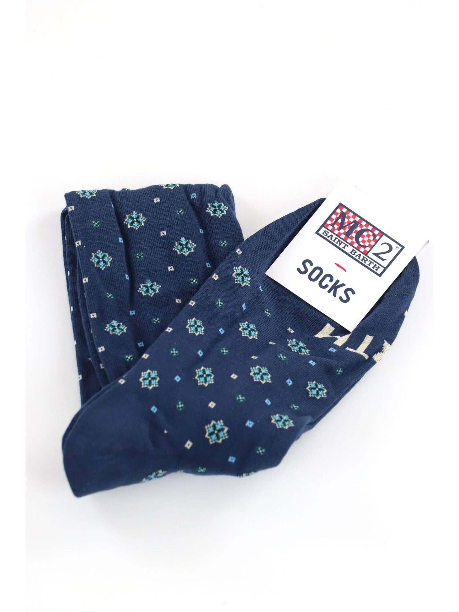 Calzini blu Mc2 Saint Barth SOX0016 03323 da uomo tie 61 SOX0016 03323M MC2 SAINT BARTH 
