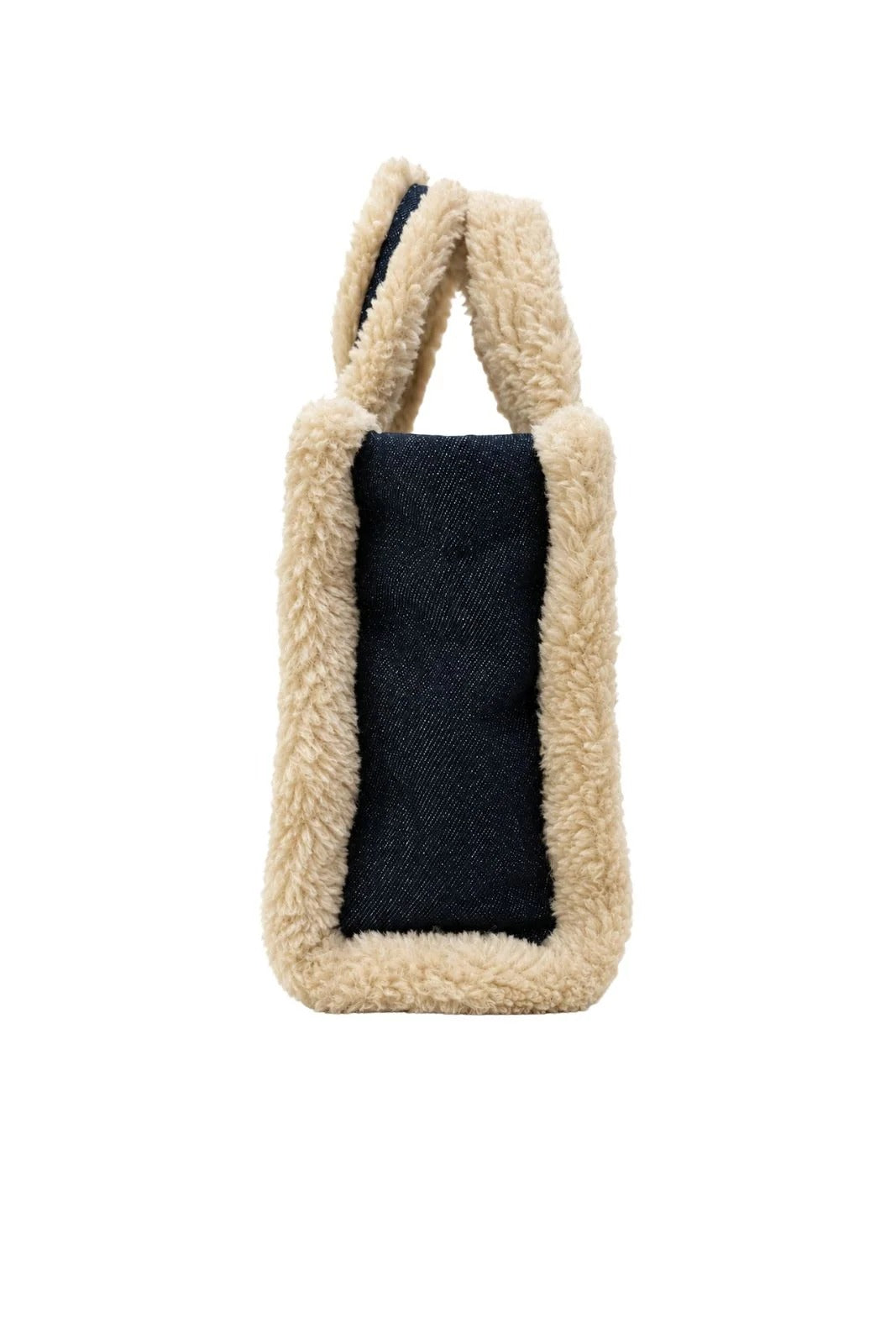 MC2 Saint Barth Borsa Donna Vanity Mini Shearling Denim Dark VAMI020 00144M MC2 SAINT BARTH 