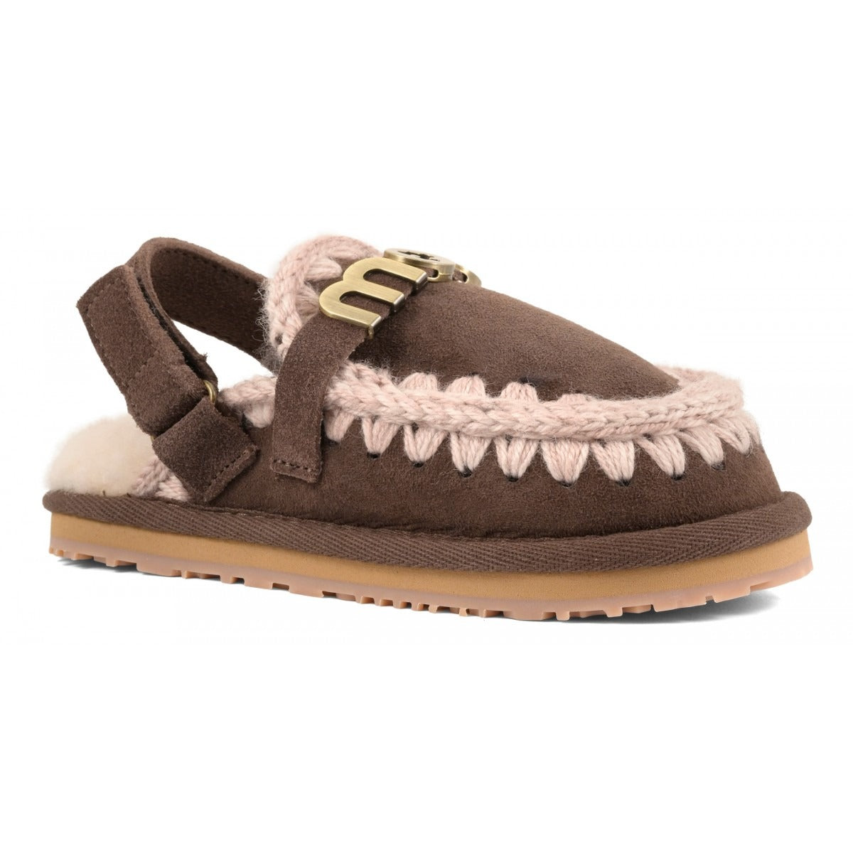 Eskimo Slipper Backstrap Kid Mocha MU.FK161001A MOCHA MOu 