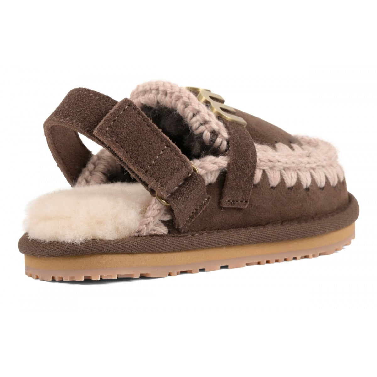 Eskimo Slipper Backstrap Kid Mocha MU.FK161001A MOCHA MOu 