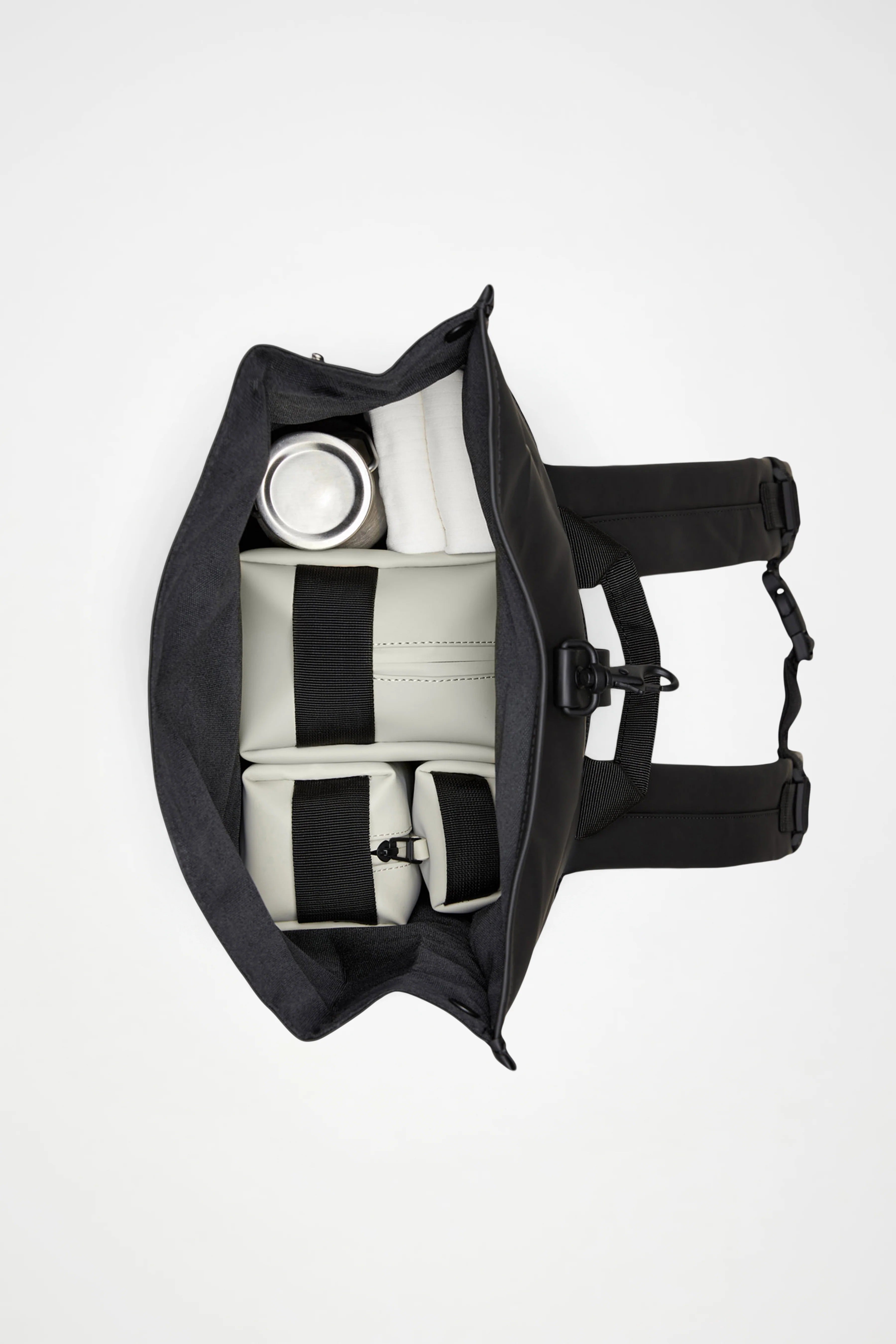Rolltop Rucksack BLACK 13320 01 RAINS 