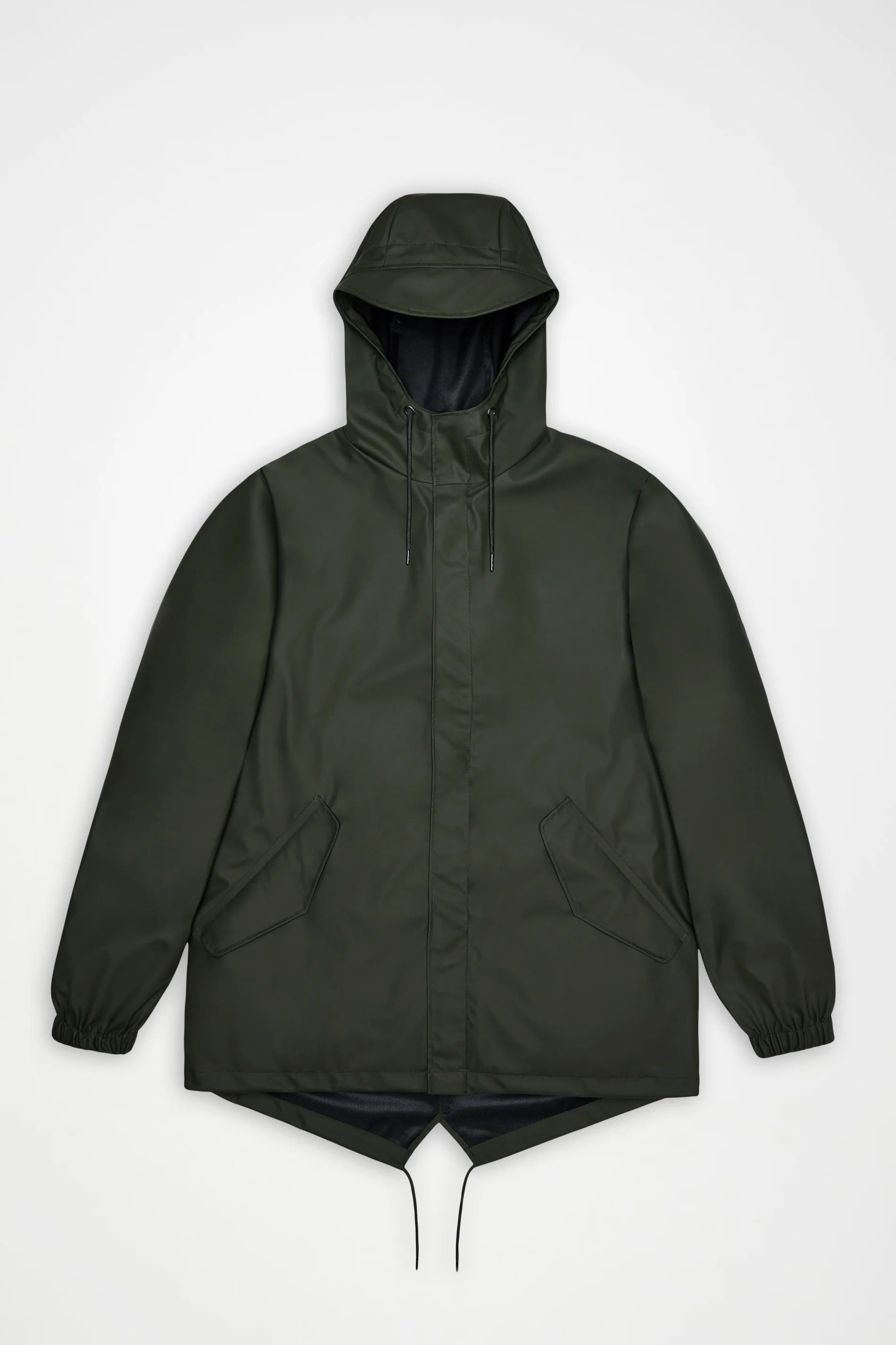 Fishtail Jacket impermeabile unisex verde 18010 03 RAINS 