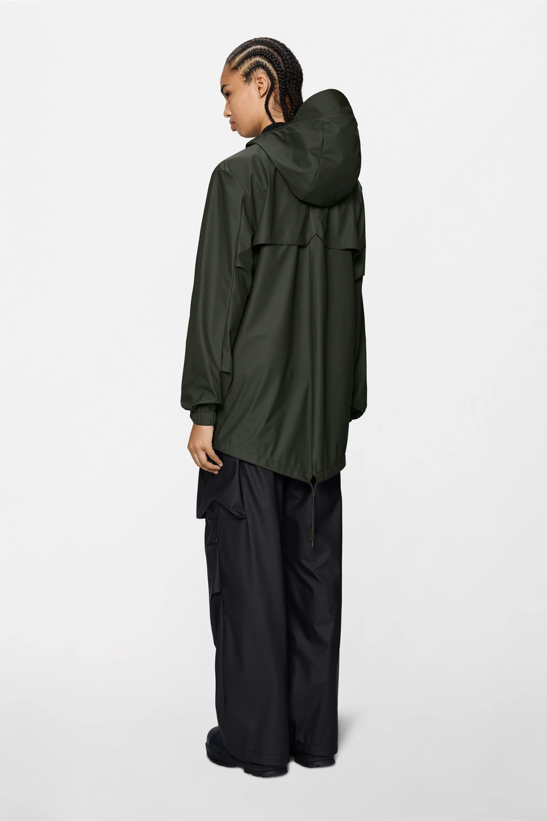 Fishtail Jacket impermeabile unisex verde 18010 03 RAINS 