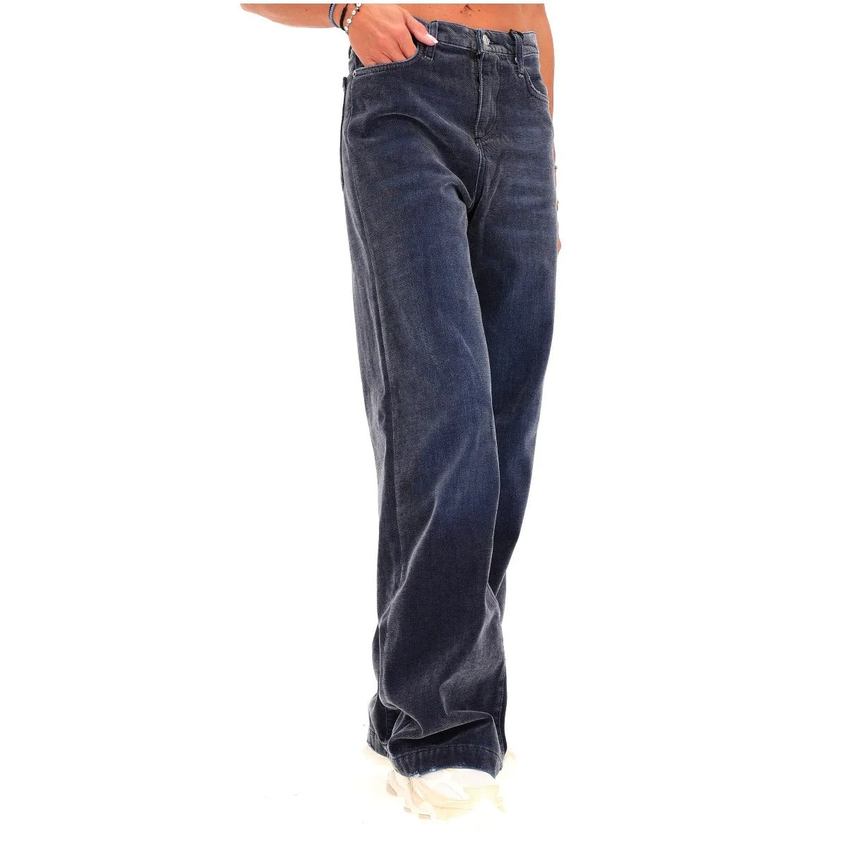Marta in denim chenille Laser Stone RND091CT613308 C0999 ROY ROGER'S 