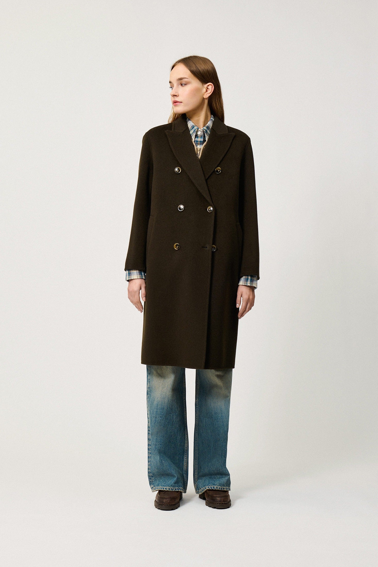 CAPPOTTO DOPPIOPETTO IN LANA LODEN RND90188CS85XXXX C0242 ROY ROGER'S 