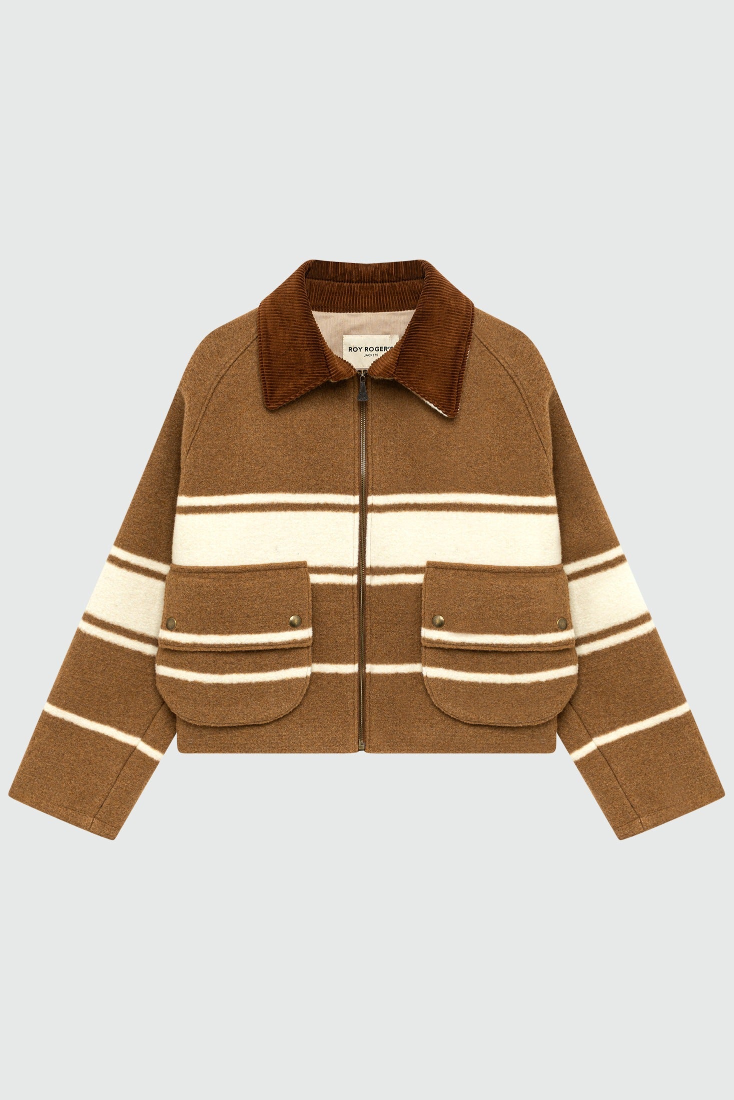 GIACCA GROVER IN LANA BEIGE/CREAM RND90442CV26XXXX C0806 ROY ROGER'S 