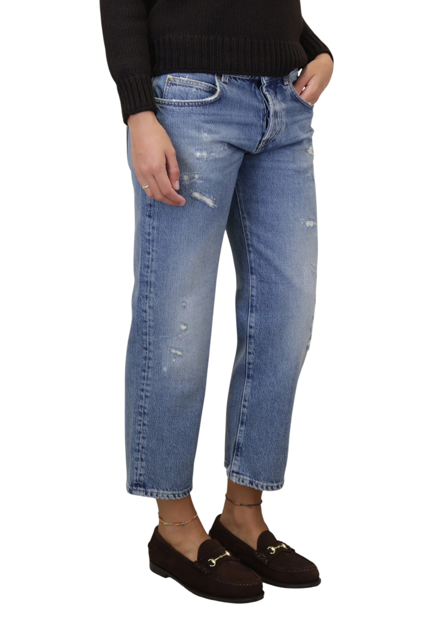 Jeans Donna New Oskar Old Glory Roxanne C0999 Denim ROG0001CT313270 C0999 ROY ROGER'S 