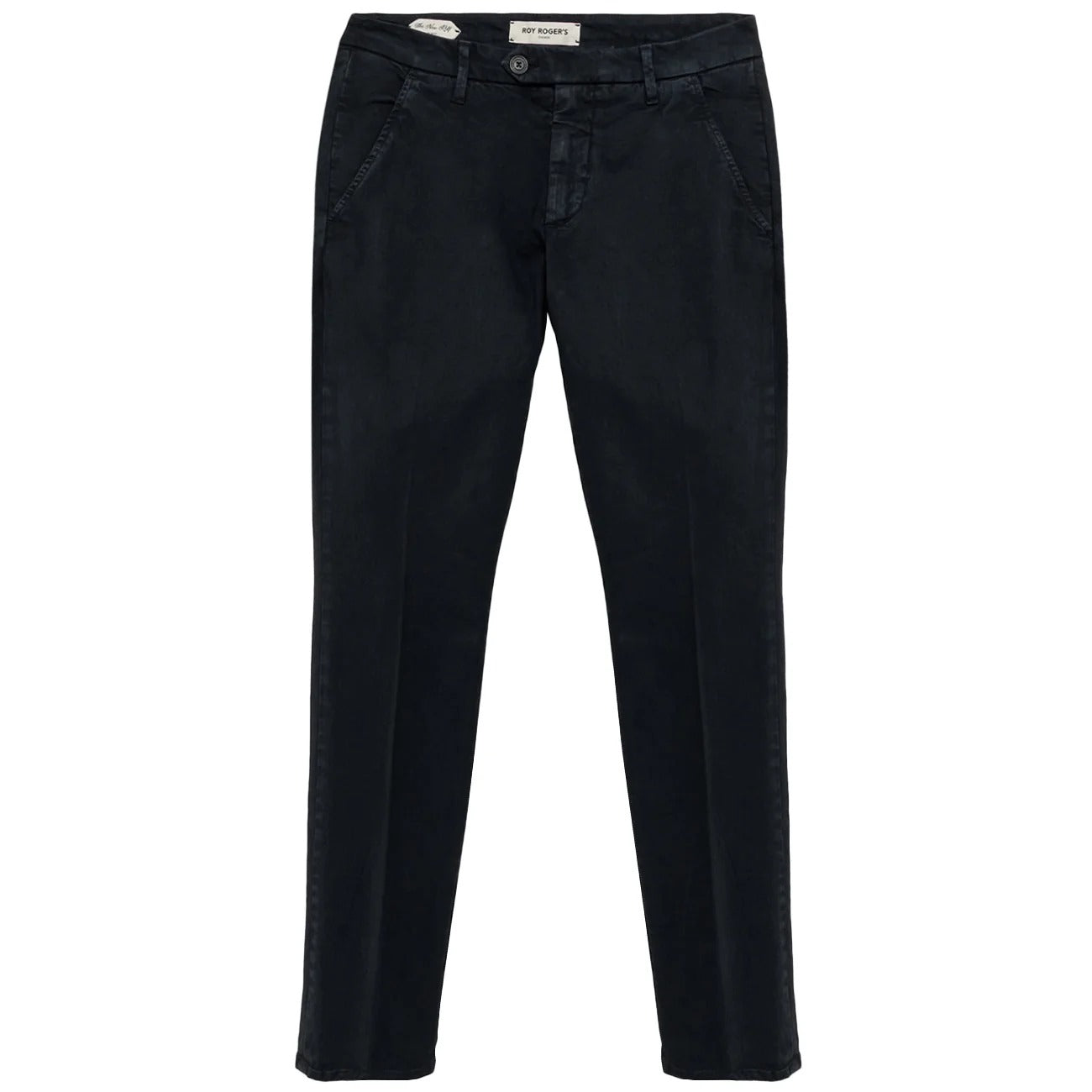 PANTALONE NEW ROLF IN GABARDINA BLUE NAVY RRU013C8700112 C0048 ROY ROGER'S 