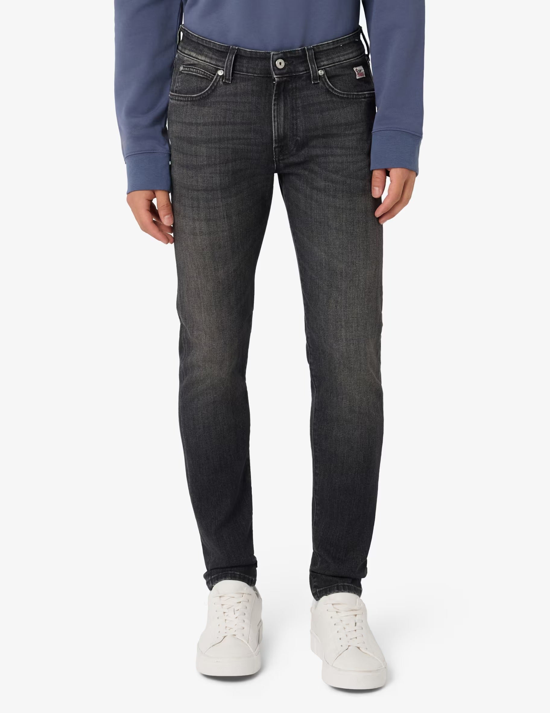 JEANS ROY ROGER'S 517 DENIM BLACK ELAST FERG RRU075CT193234 C0998 ROY ROGER'S 