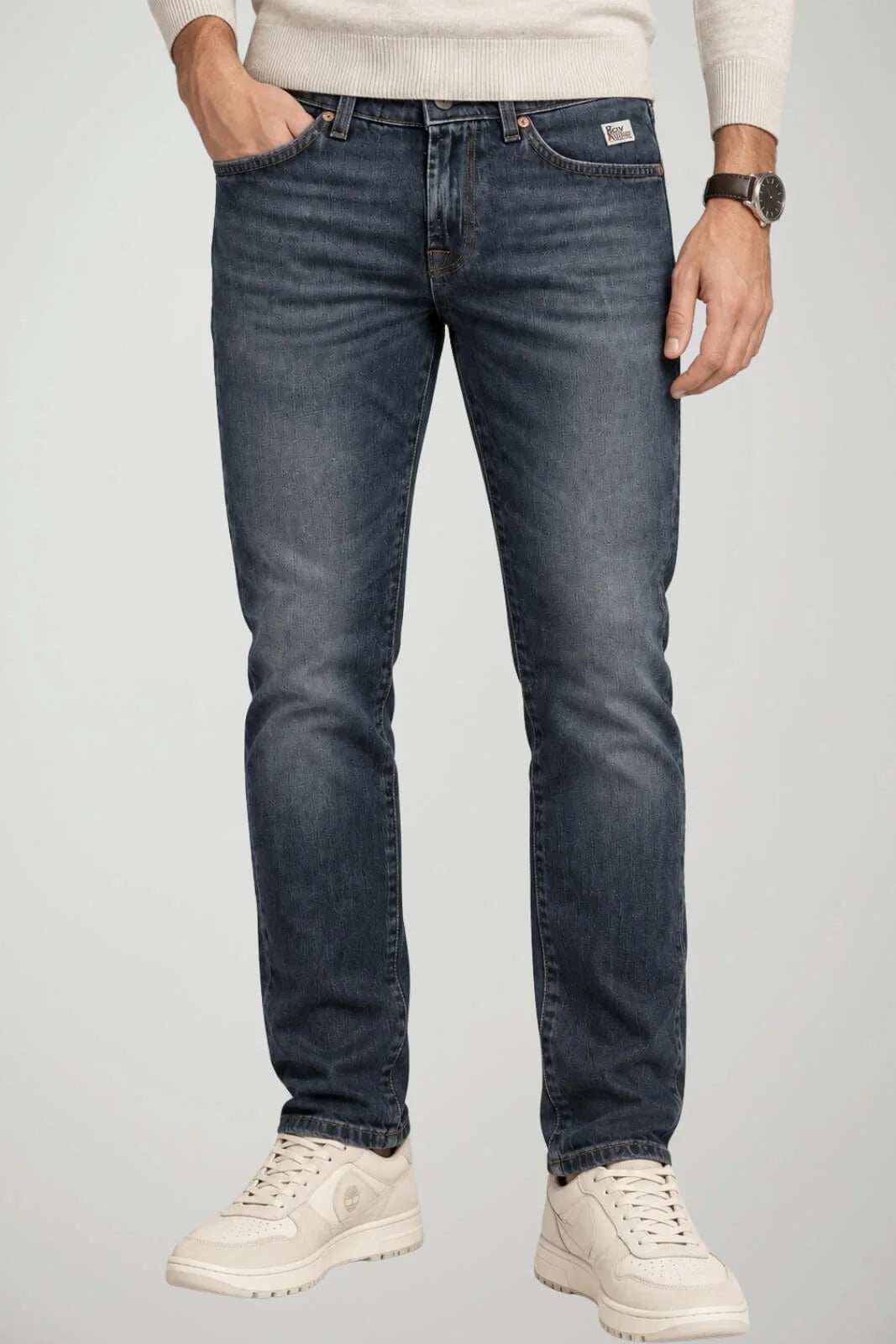 Roy Rogers Jeans Uomo 517 Dirdz Slim Fit RRU075CT203240 C0999 ROY ROGER'S 