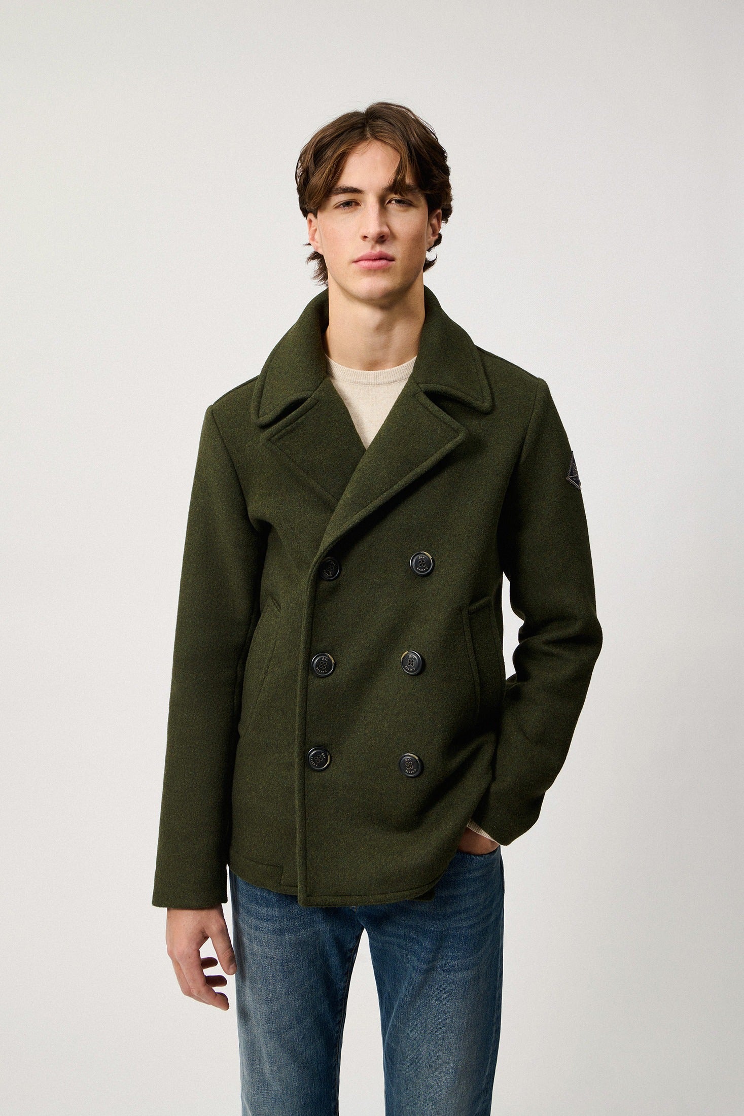 PEACOAT MELTON MUSK RRU90280T706XXXX C0284 ROY ROGER'S 