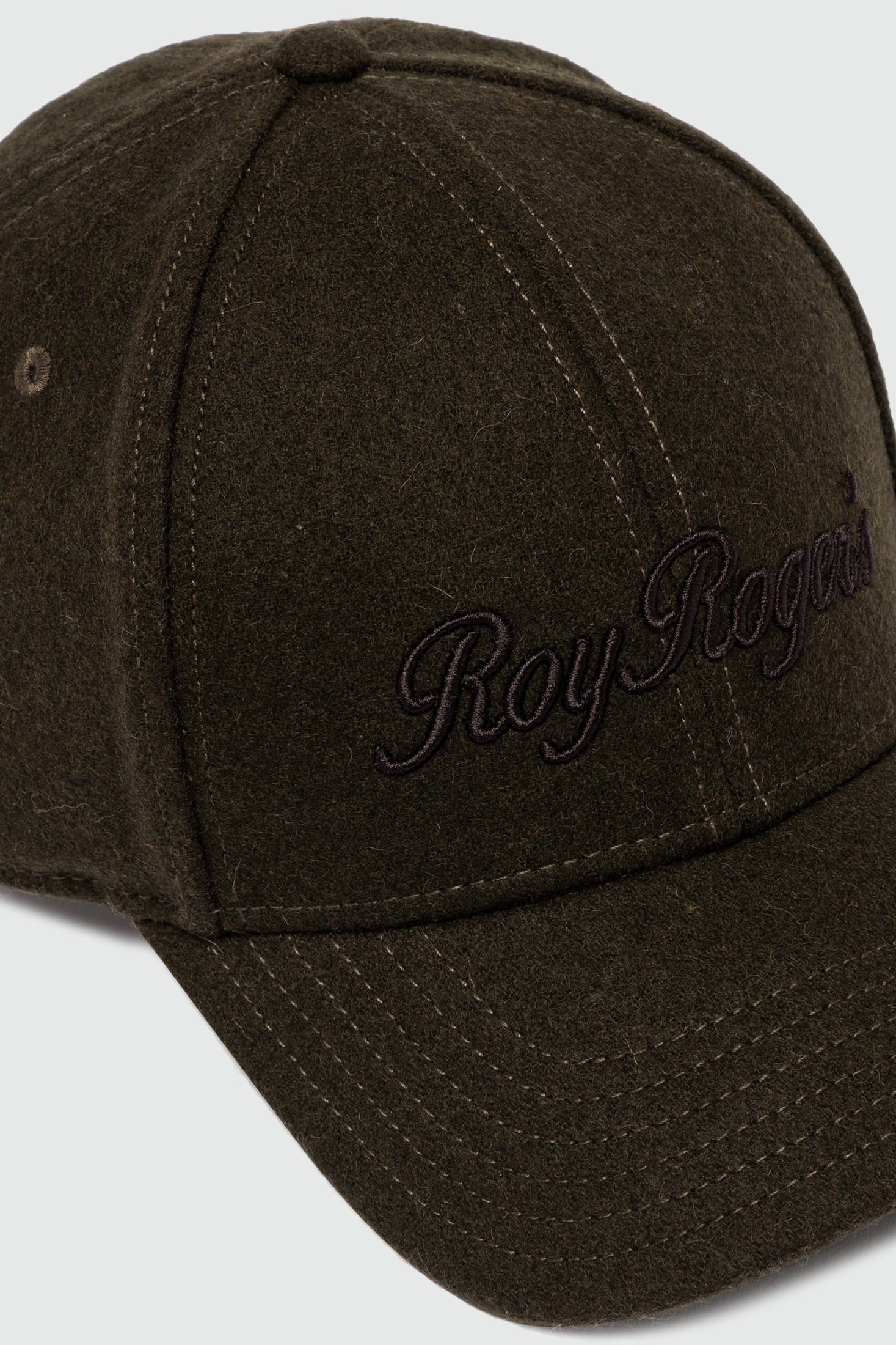 CAPPELLO BASEBALL IN LANA VERDE RRU903CH46XXXX C0009 ROY ROGER'S 